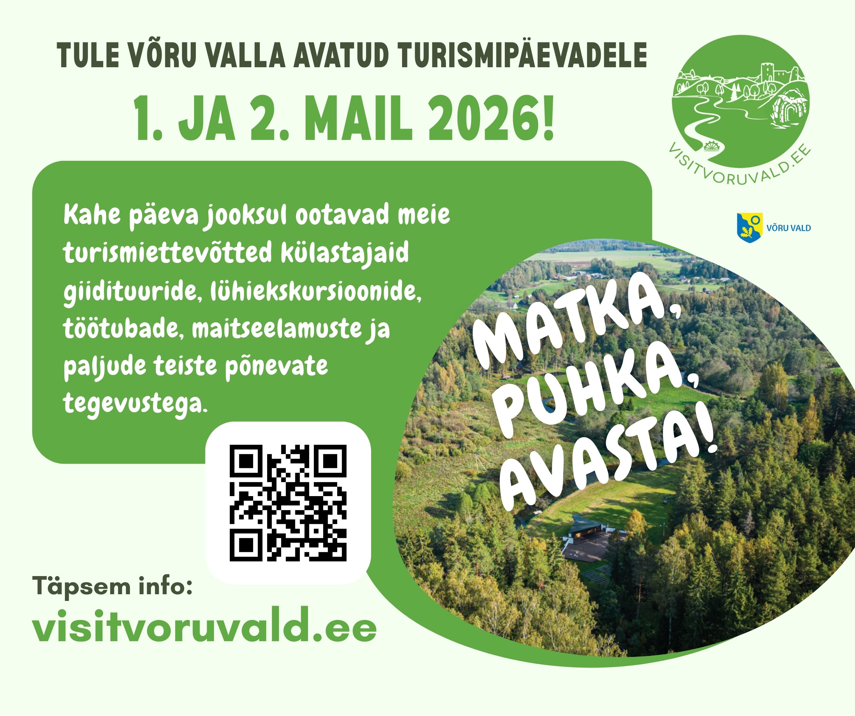 Võru valla avatud turismipäevad
