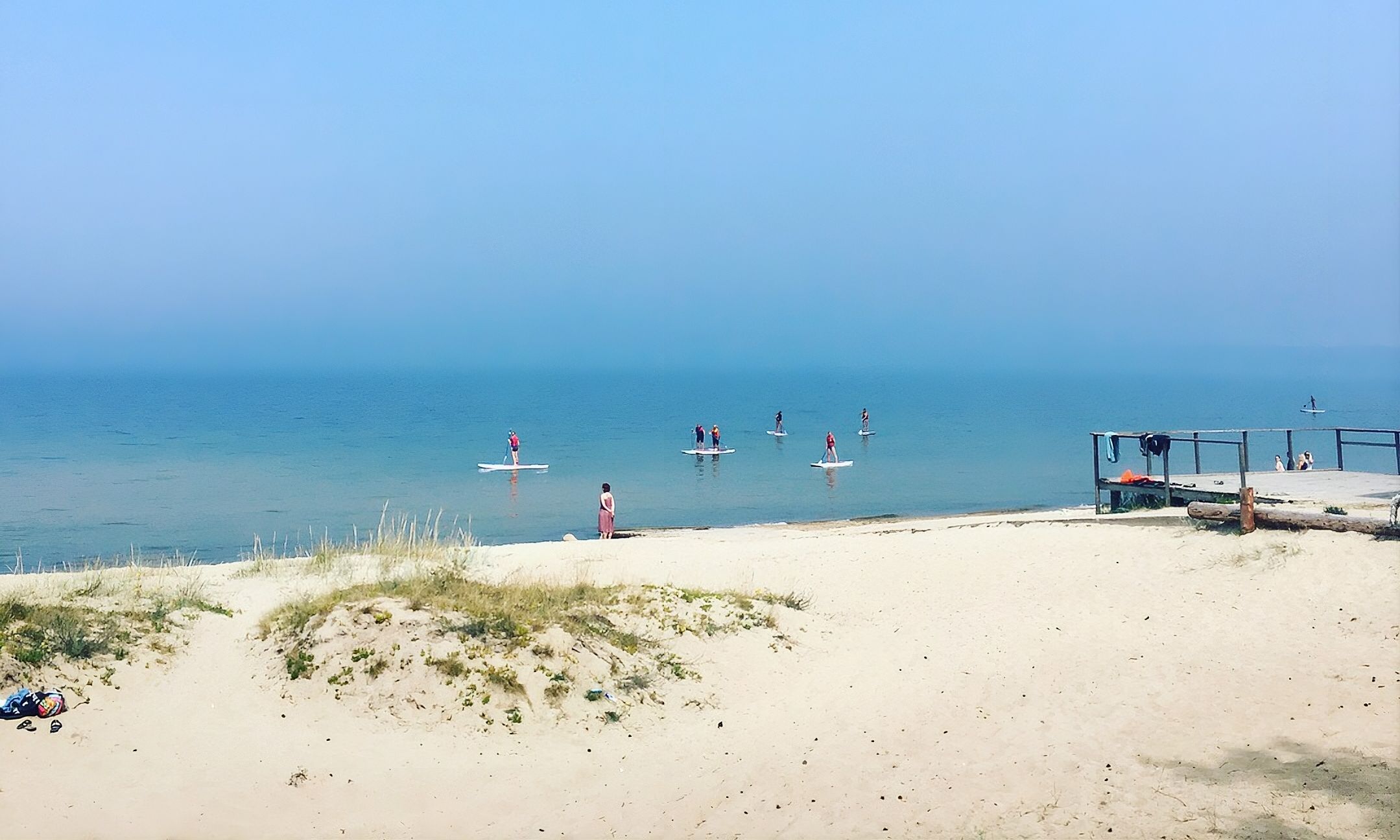 SUP-lauaga Valkla rannas