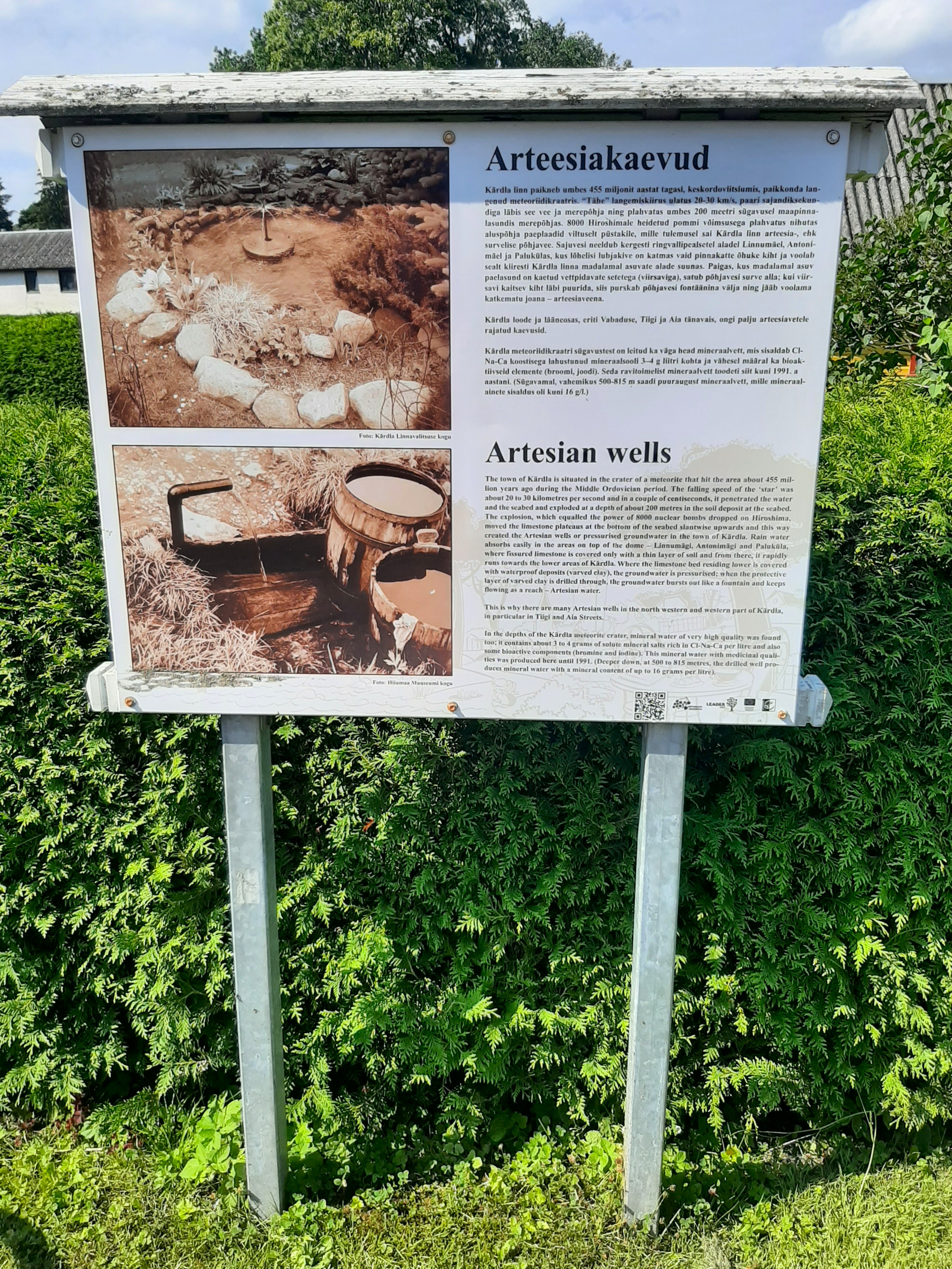 Artesische Quellen in Kärdla