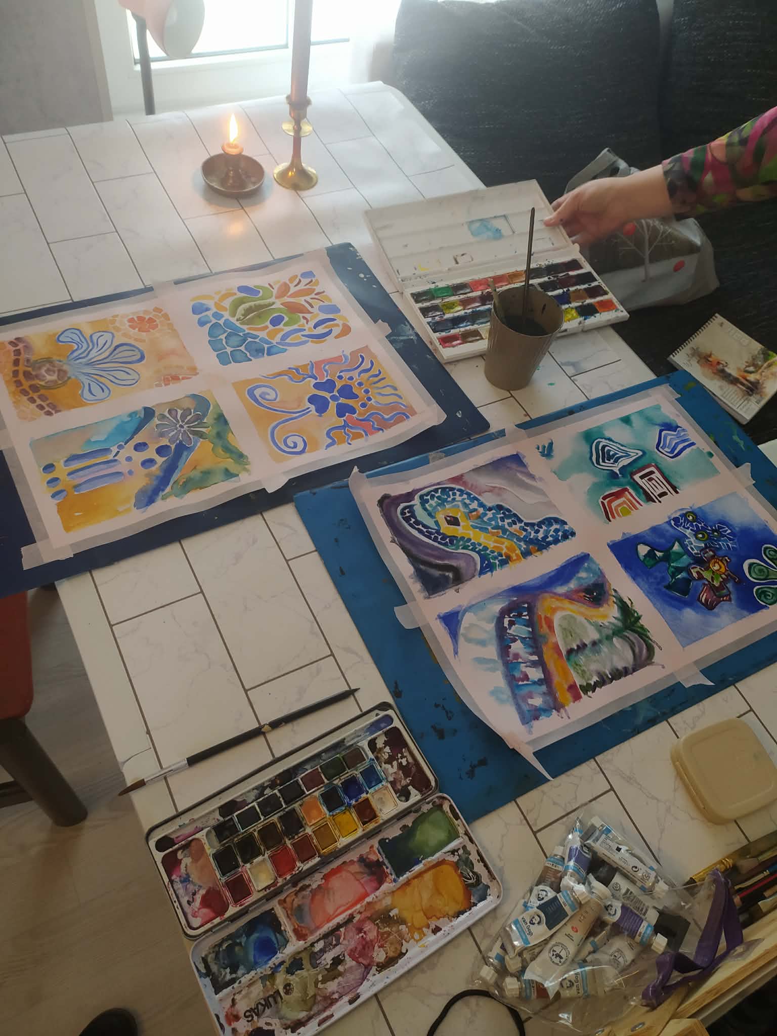 Värvide ja mustrite maalimise töötuba