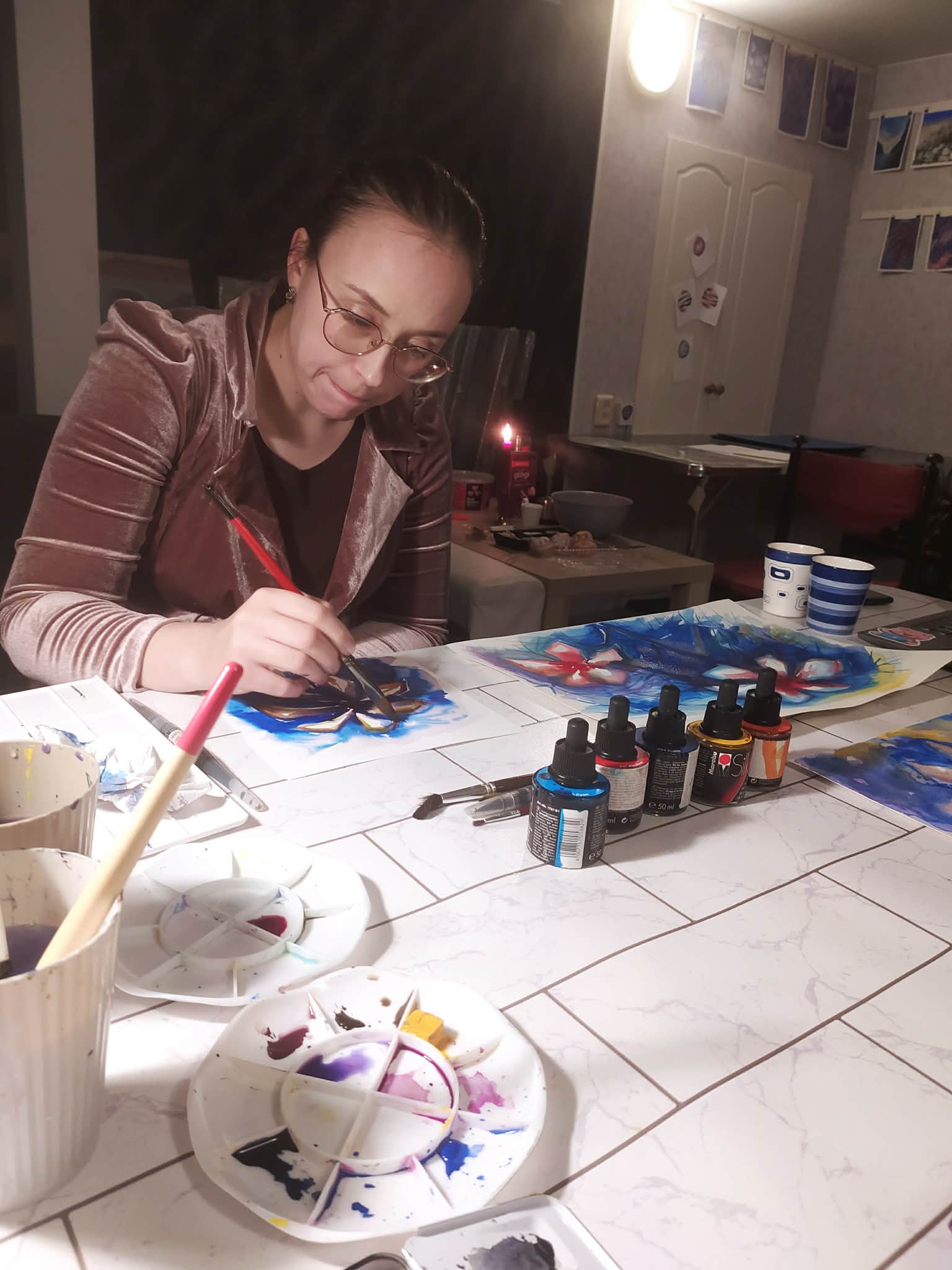 Vesivärvidega maalimine