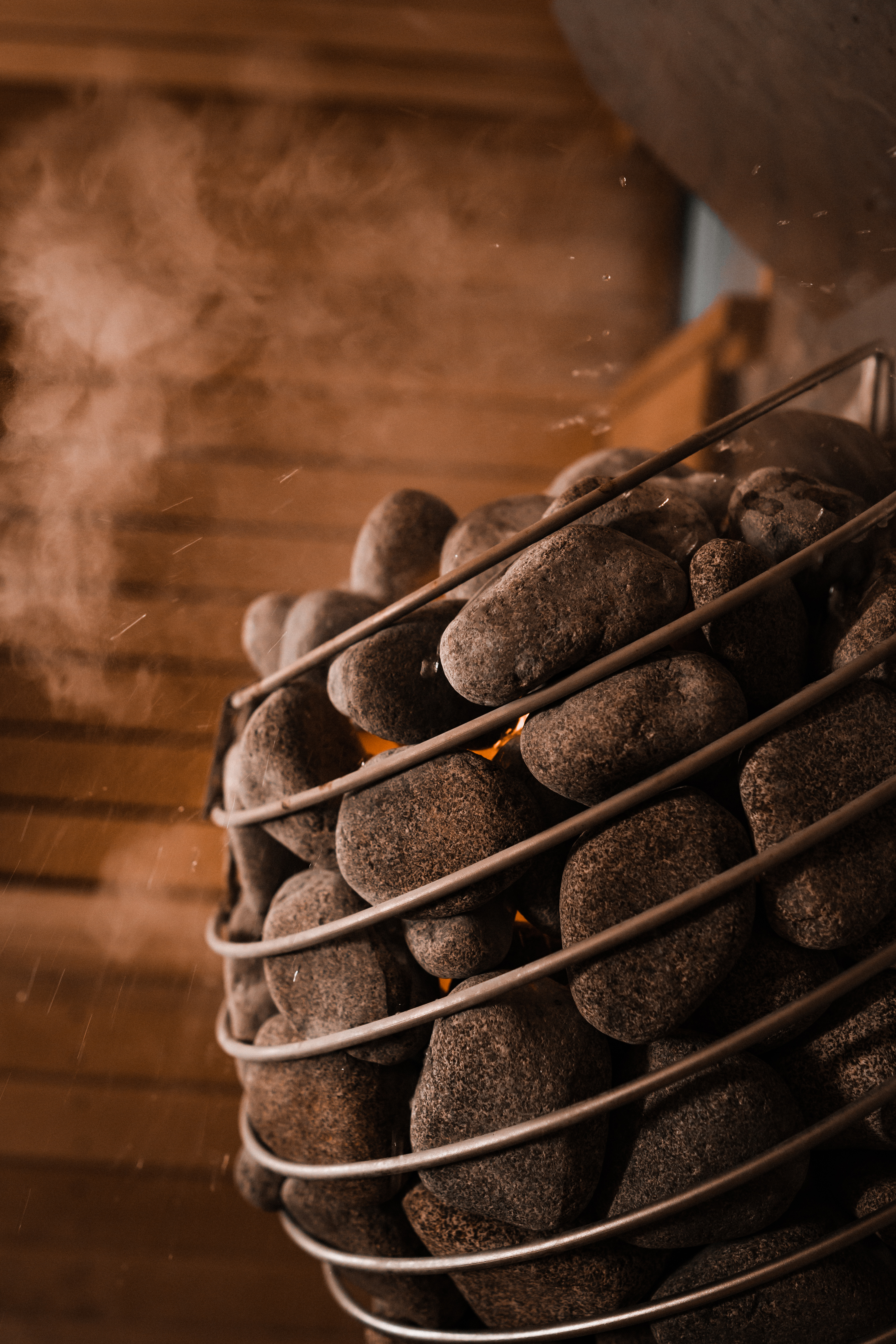 Voose Päikesekodu põhust Kärg Saun, Huum keris