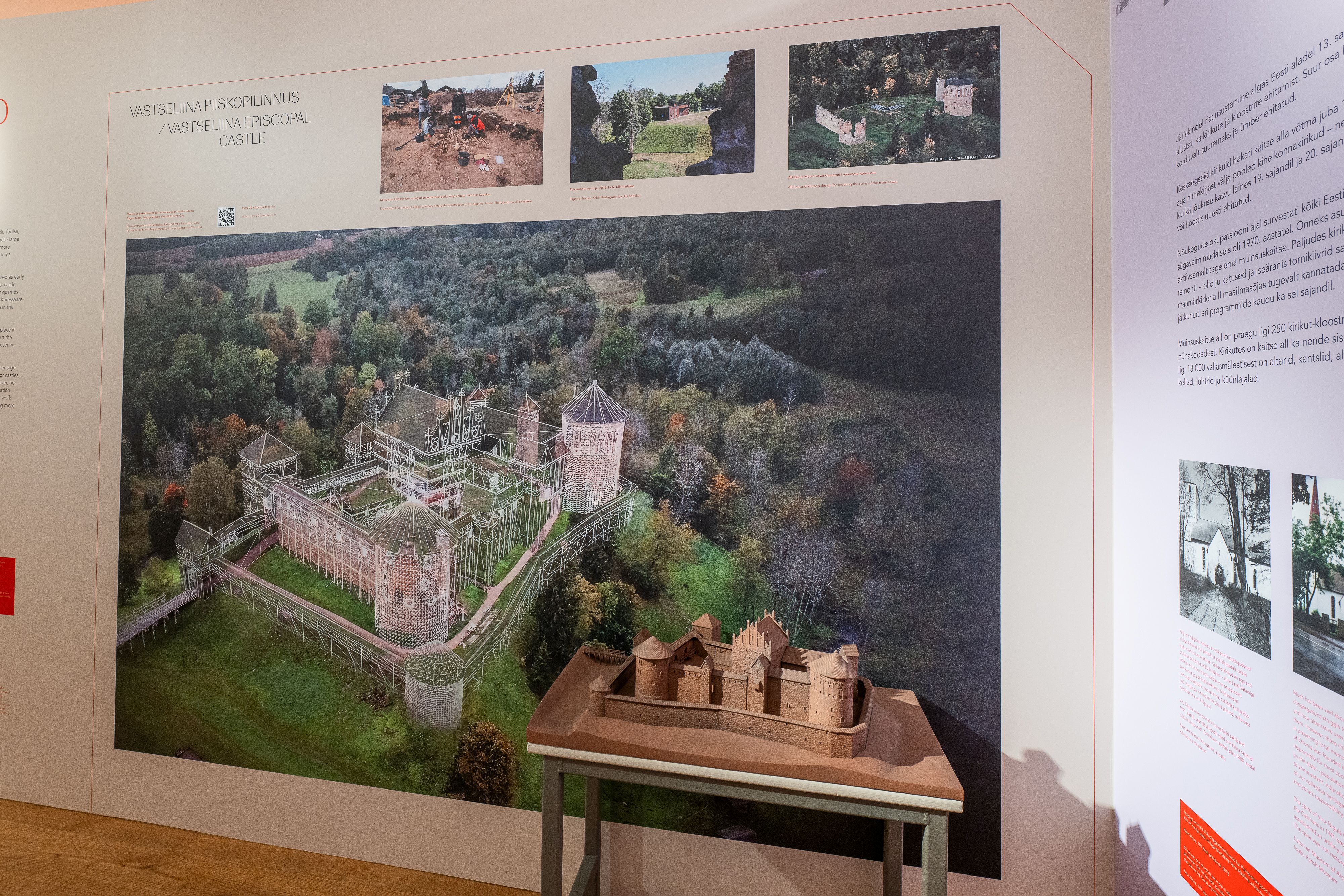 Näitusevaade Eesti Ajaloomuuseumis Maarjamäel Tallinnas