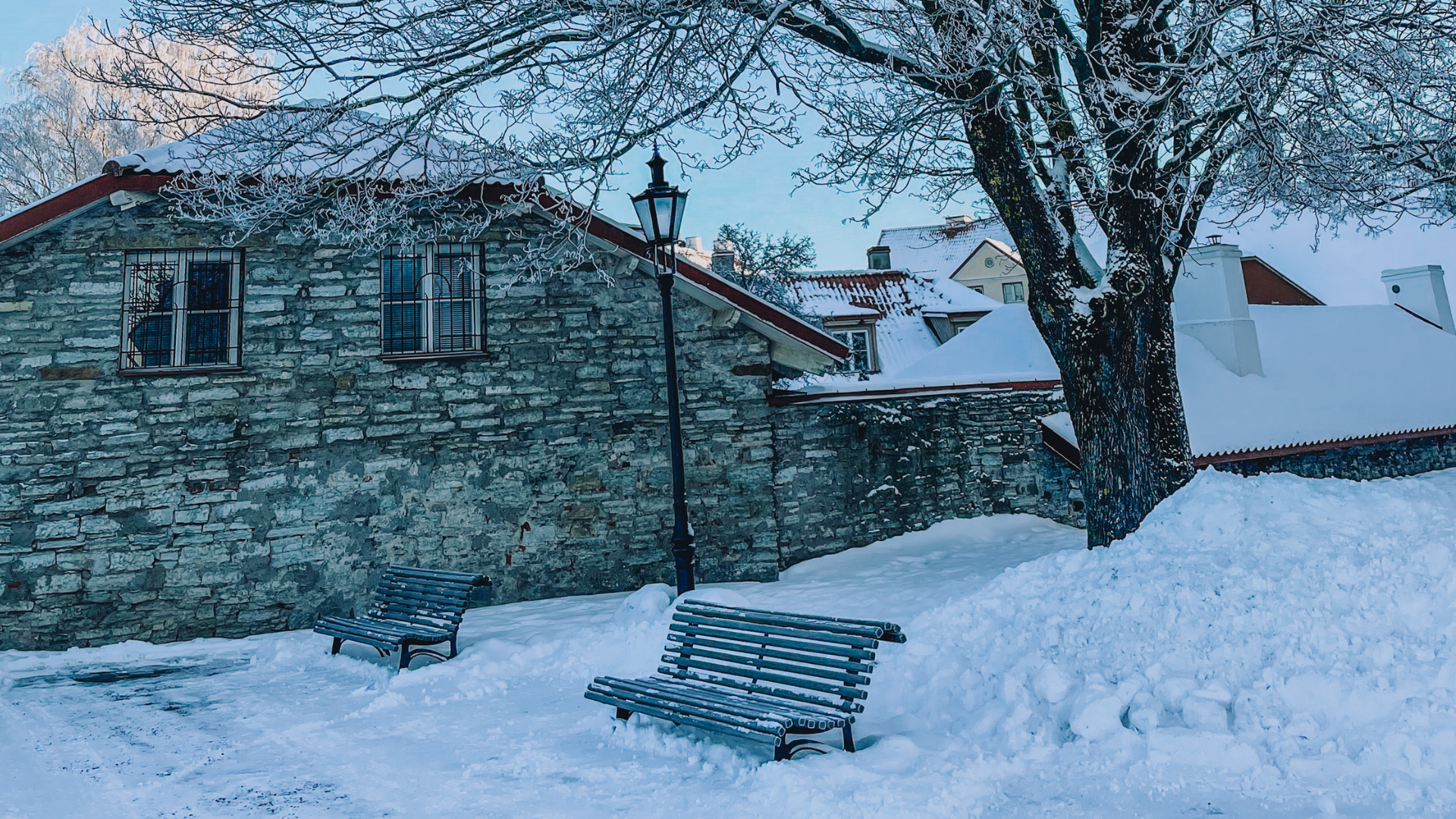 Talvine Piiskopi vaateplatvorm Tallinnas
