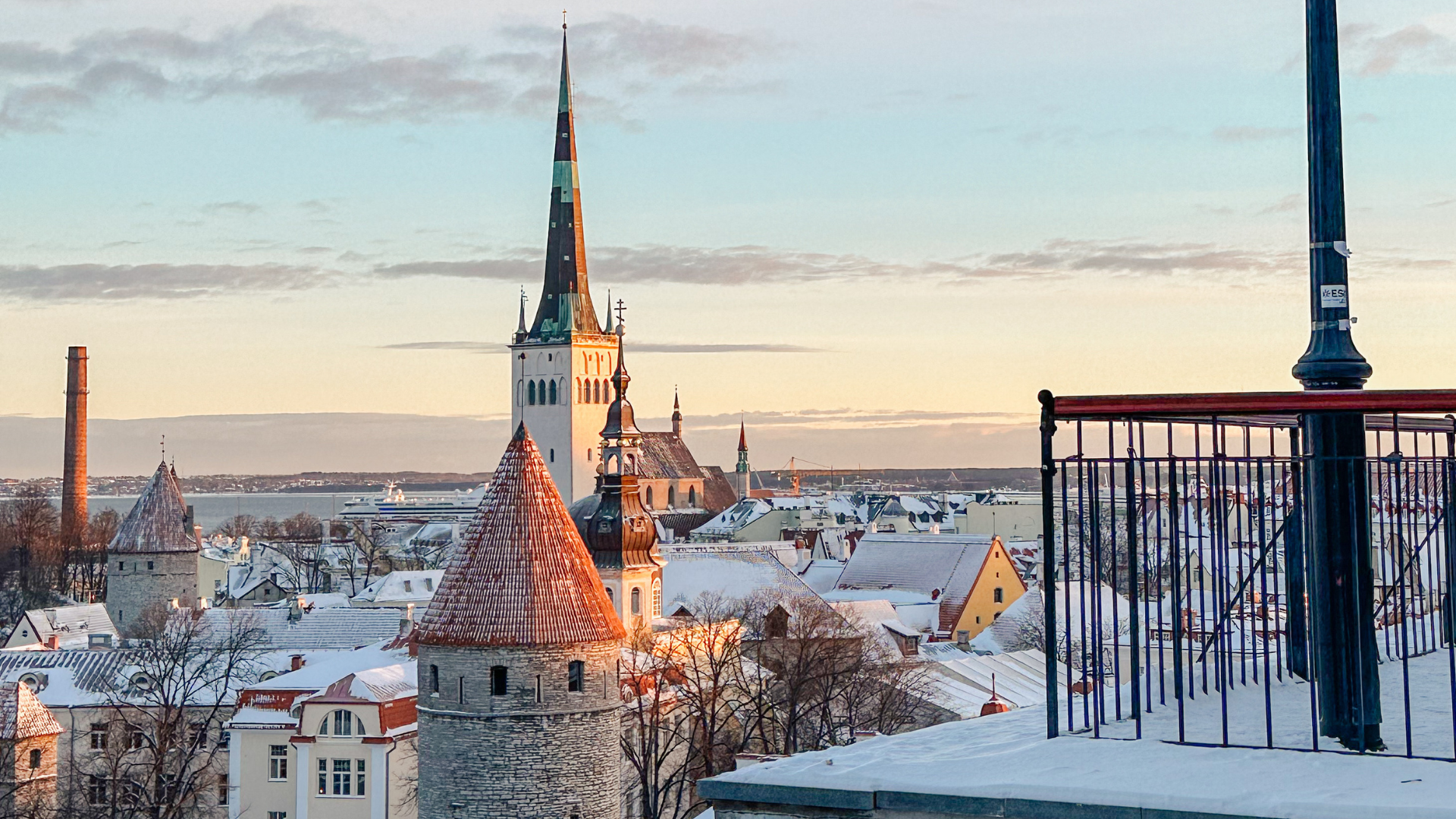 Talvine vanalinna vaade