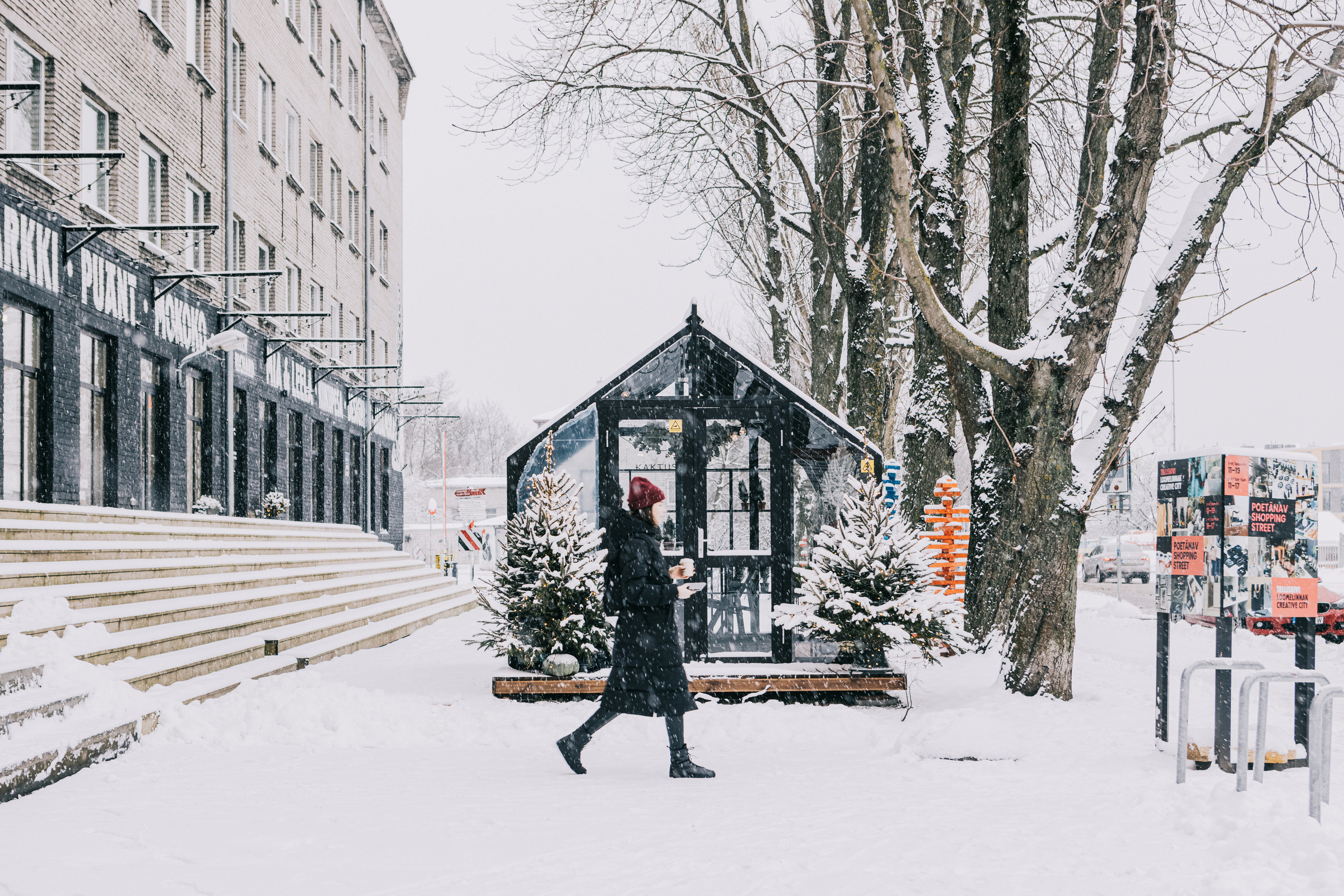 Talvinen Telliskiven Luovakaupunki