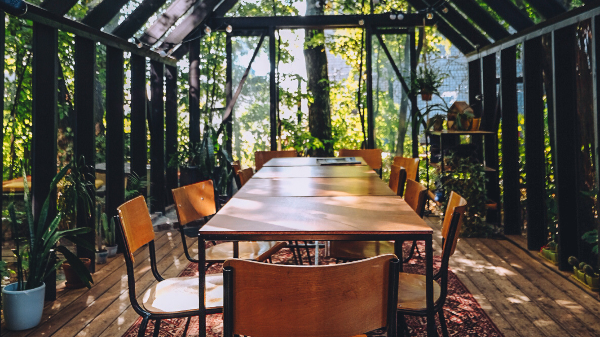 Istumiskohad kasvuhoones