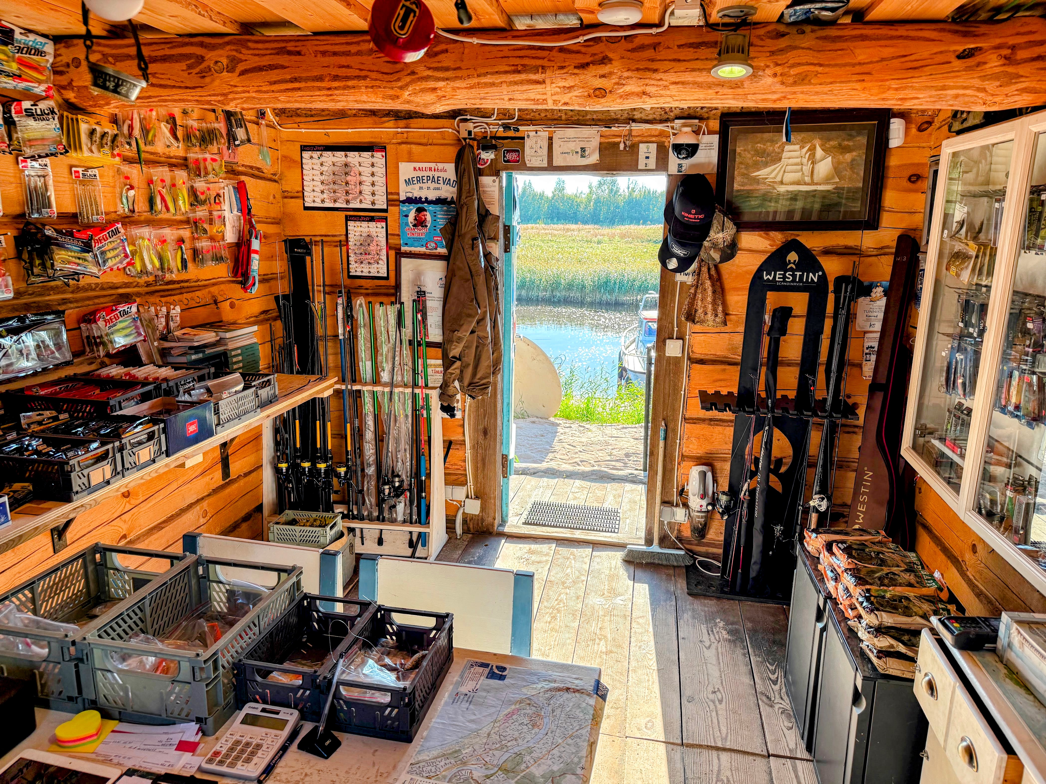 Kohapeal kogu kalastusvarustus