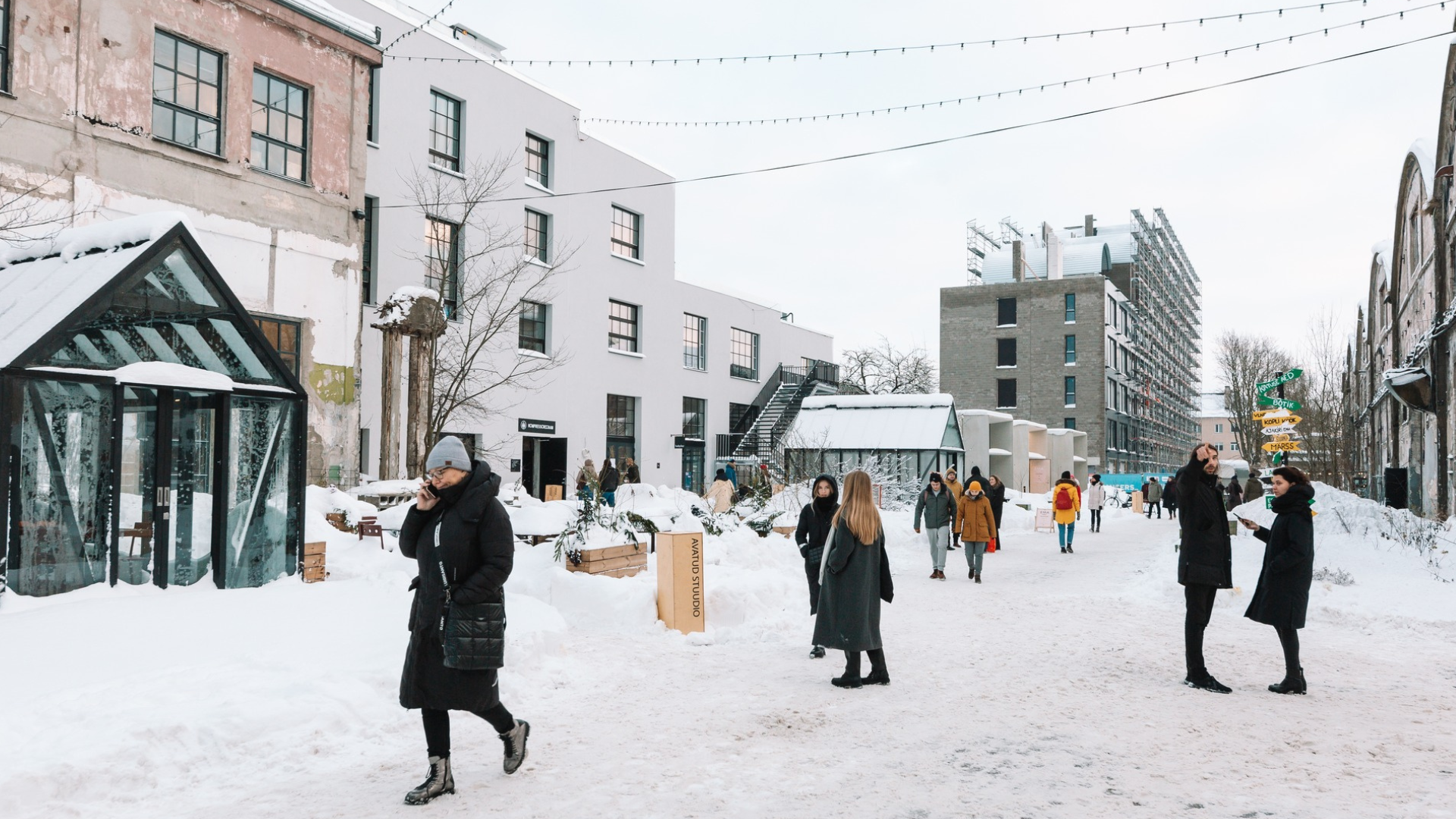 Talvine vaade Põhjala tehasele