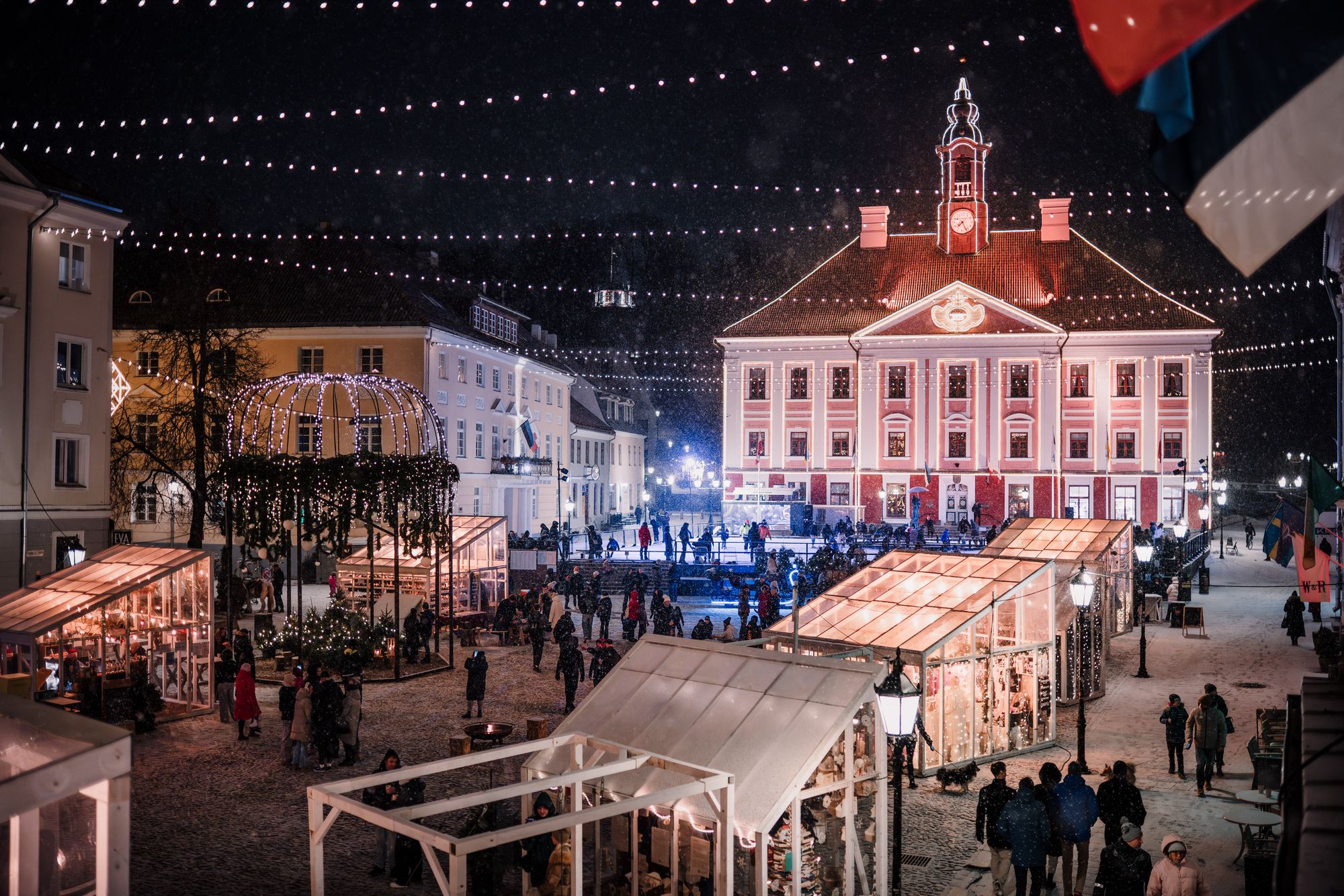 Talvine Tartu raekoja plats