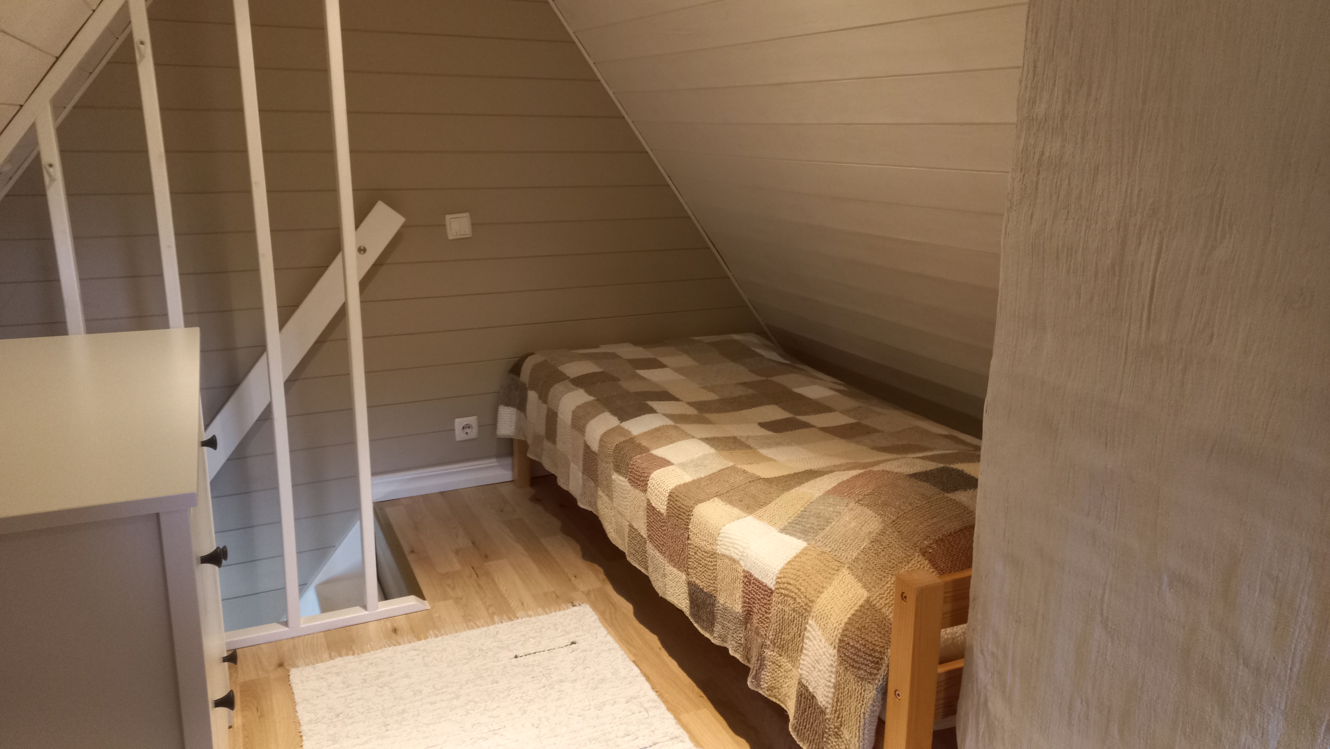 Bedroom, single bed