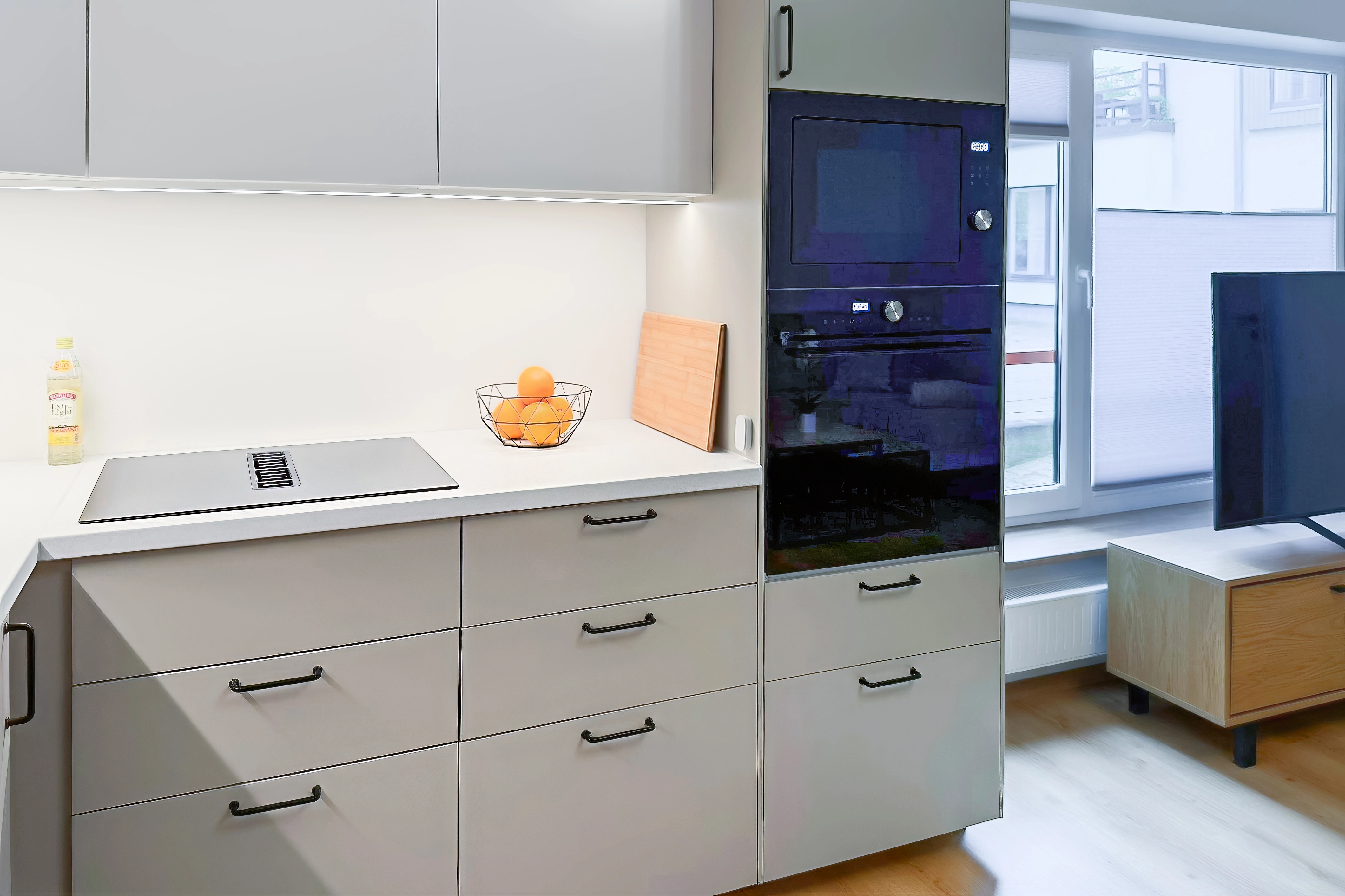 Kuressaare Stays Parkside Apartment täissisustuses köök