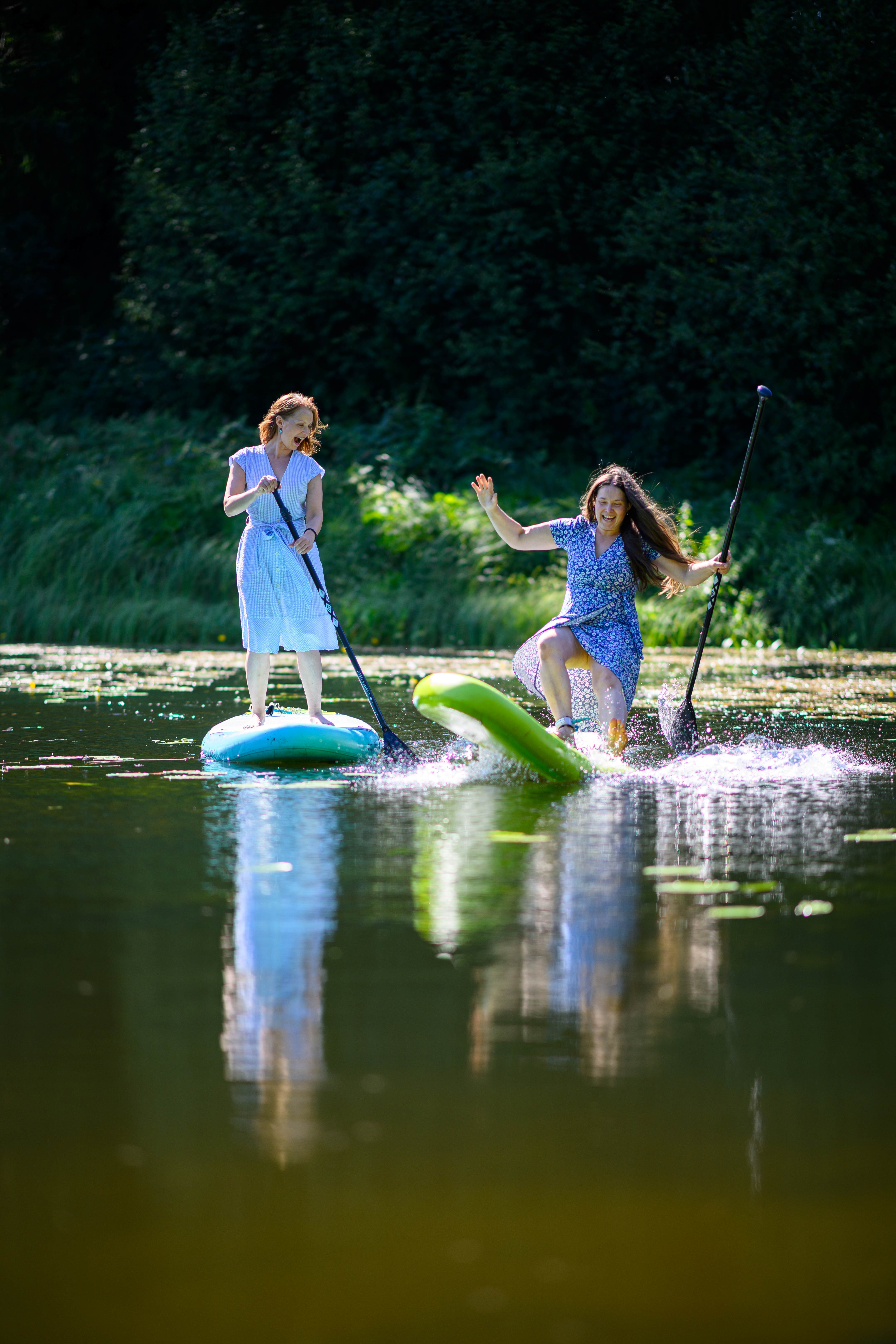 Käbliku paisjärvel aerulaudadega