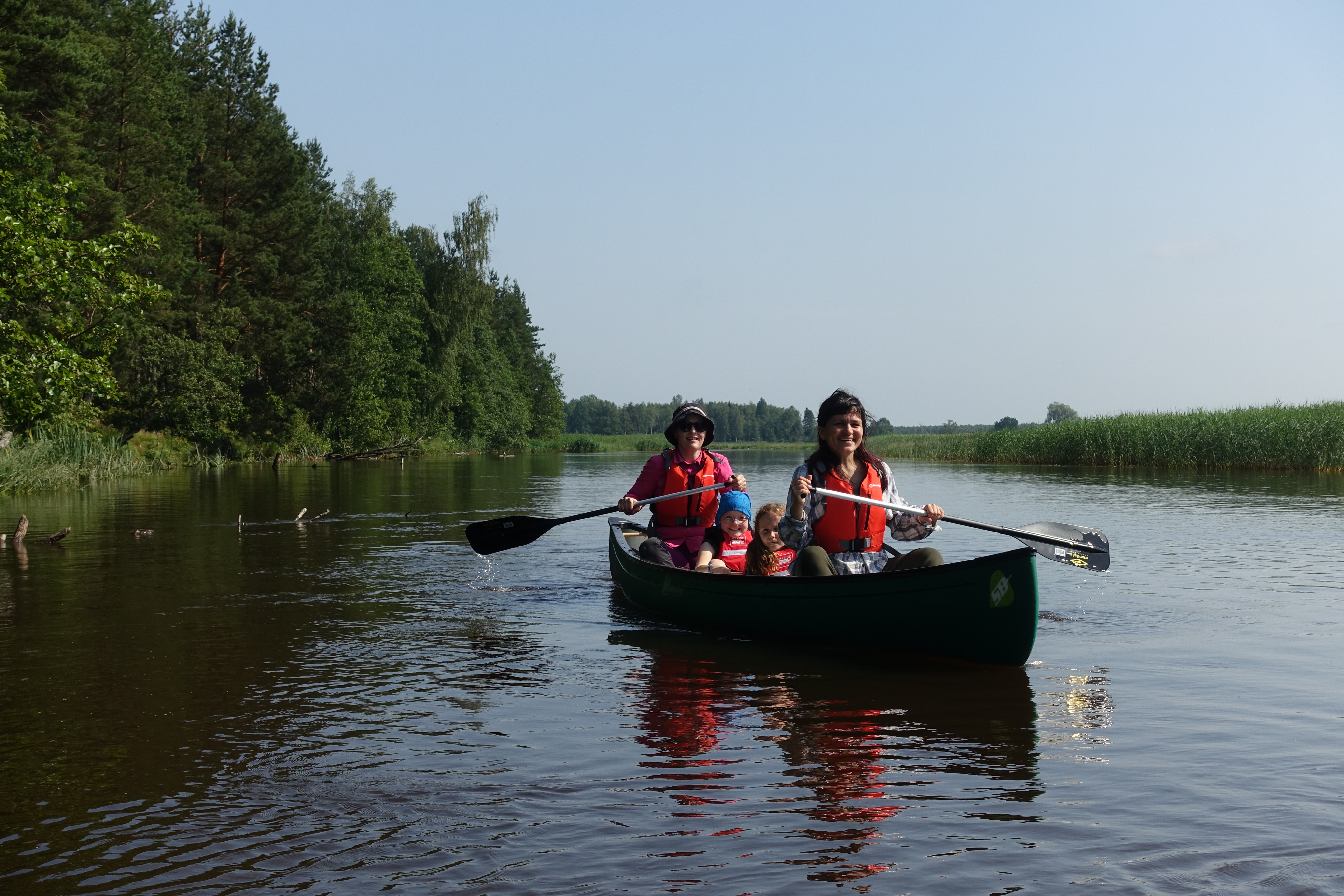 Kanuurent Alam-Pedja kaitsealal - Estonianwanderer