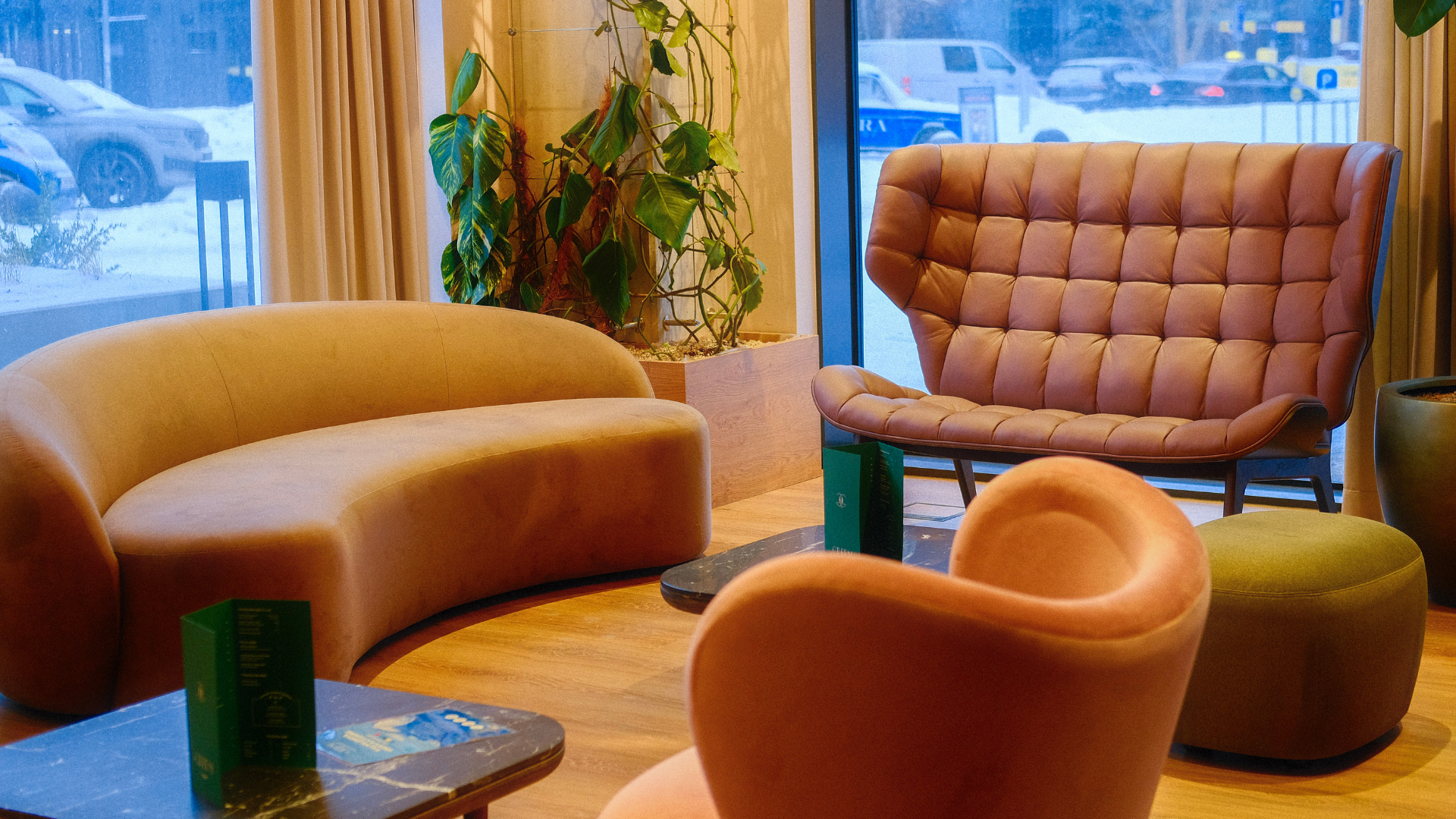 Mõnusad istumiskohad hotellis