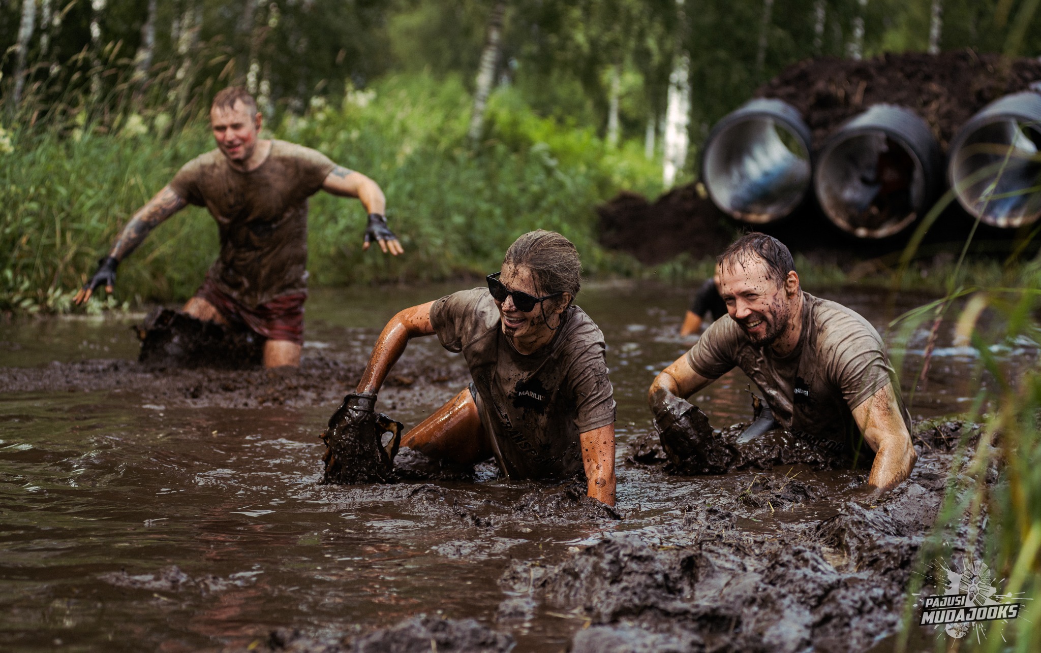 Pajusi Mud Run - test yourself by running through obstacles