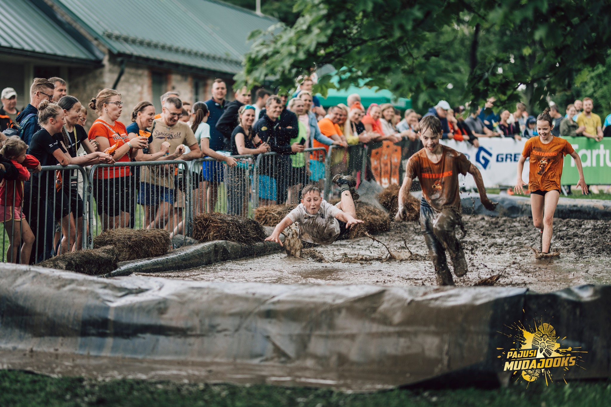 Mud run offers fun for children too.