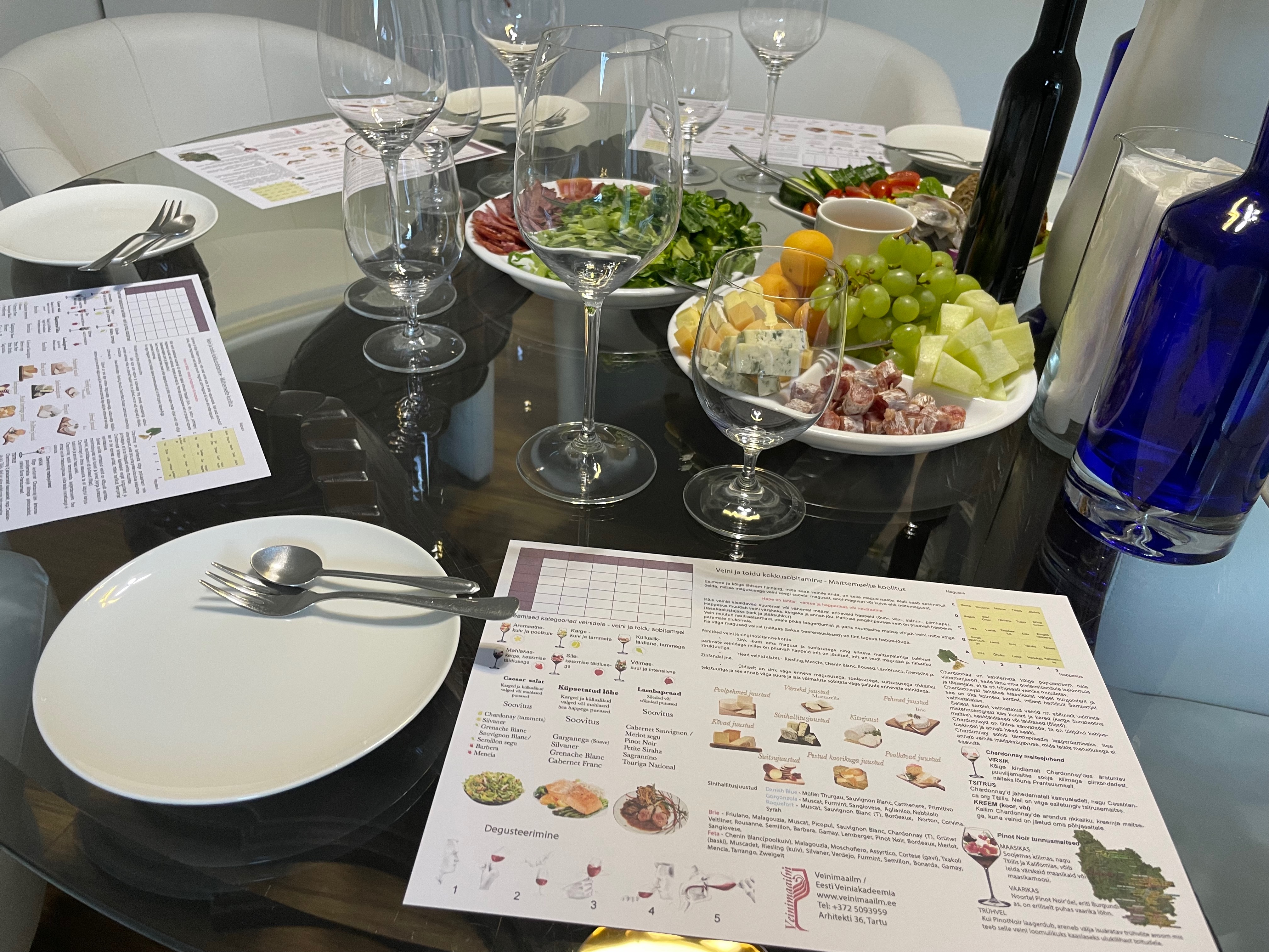 Vaigla viinamarjaistanduse veinide degustatsioon