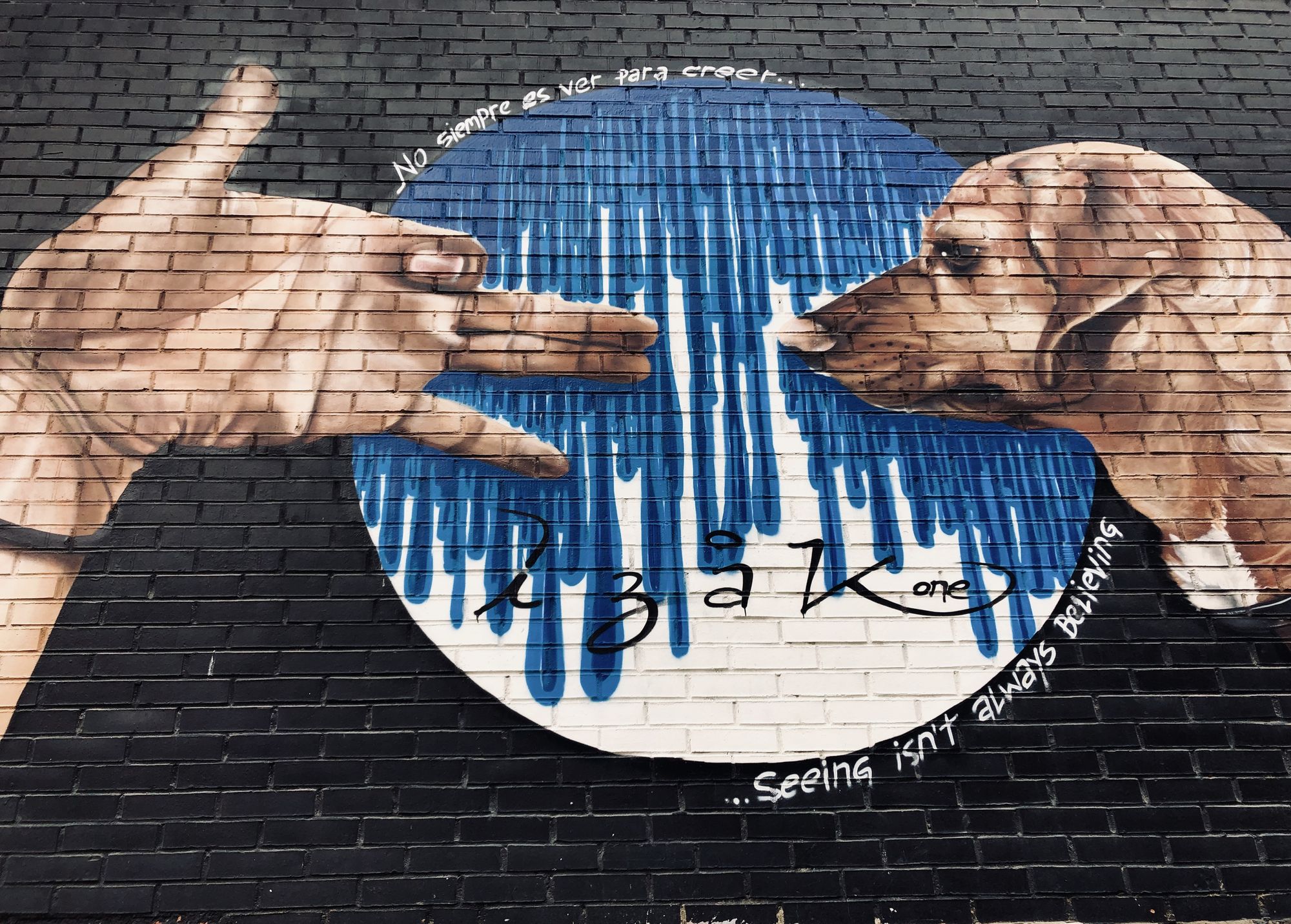 Straßenkunst in der Pargi-Straße im Karlova-Viertel