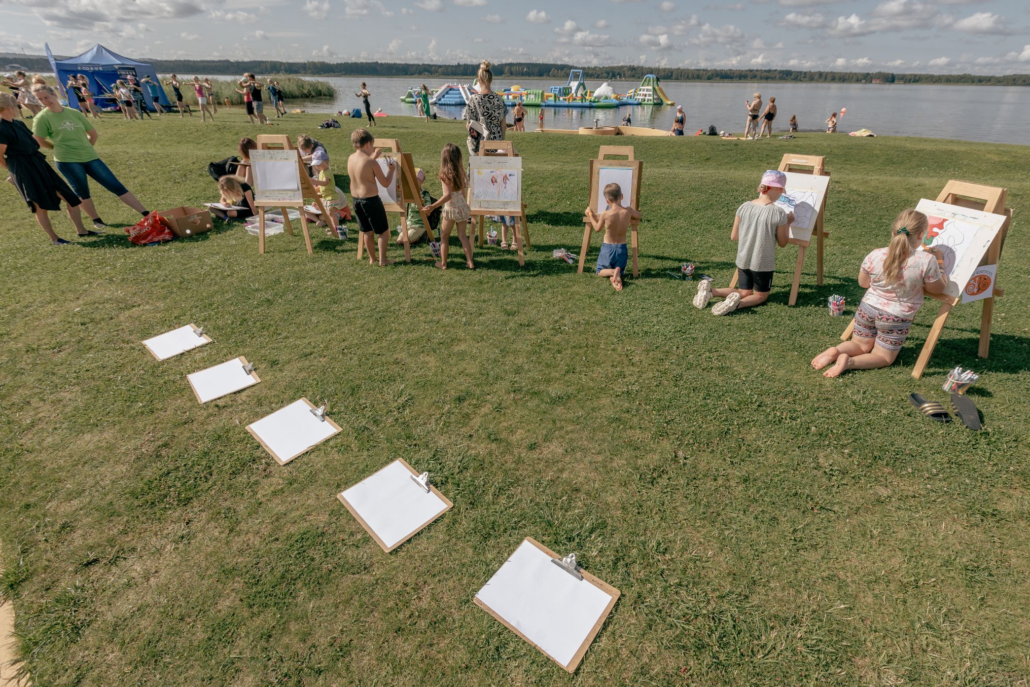 Võru Lastefestival, kunstikool Tamula rannas