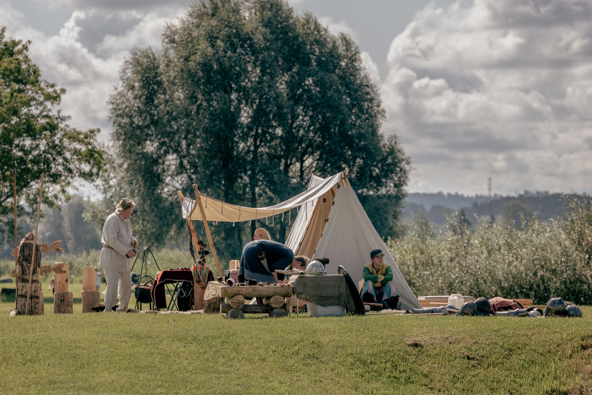 Võru Lastefestival, muinasaeg Tamula rannas
