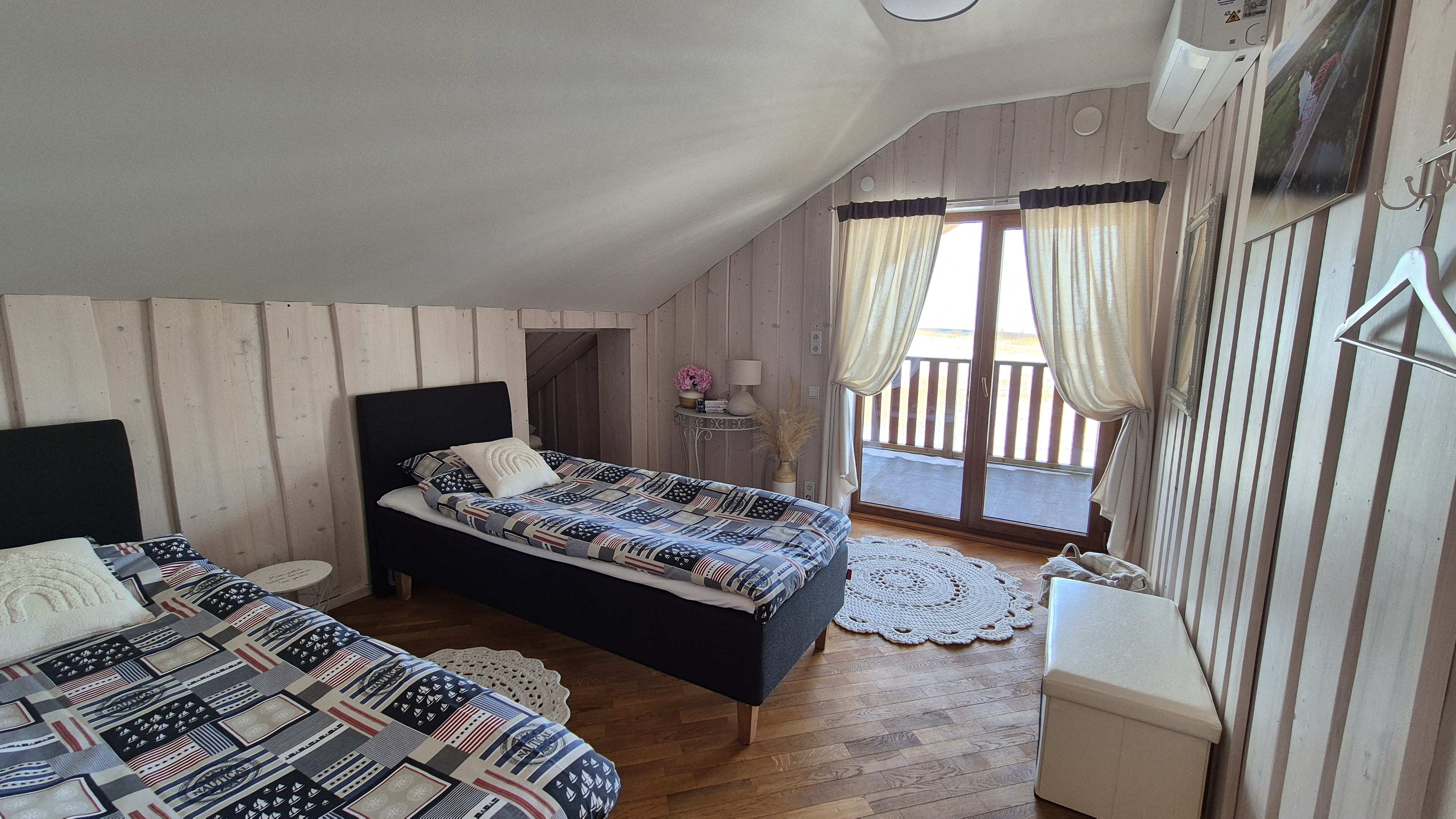 Two-bedroom sauna house