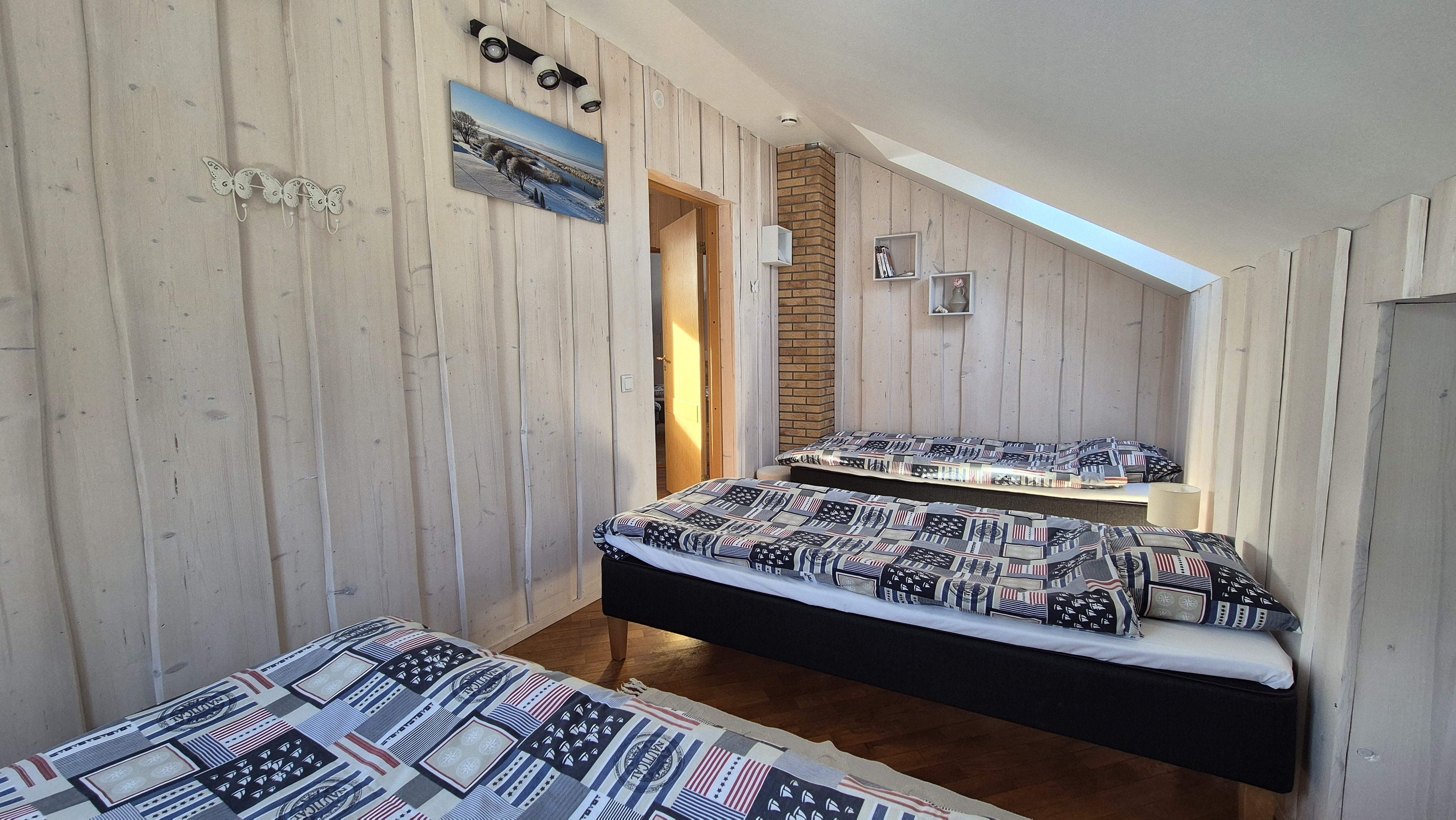 Three-bedroom sauna house