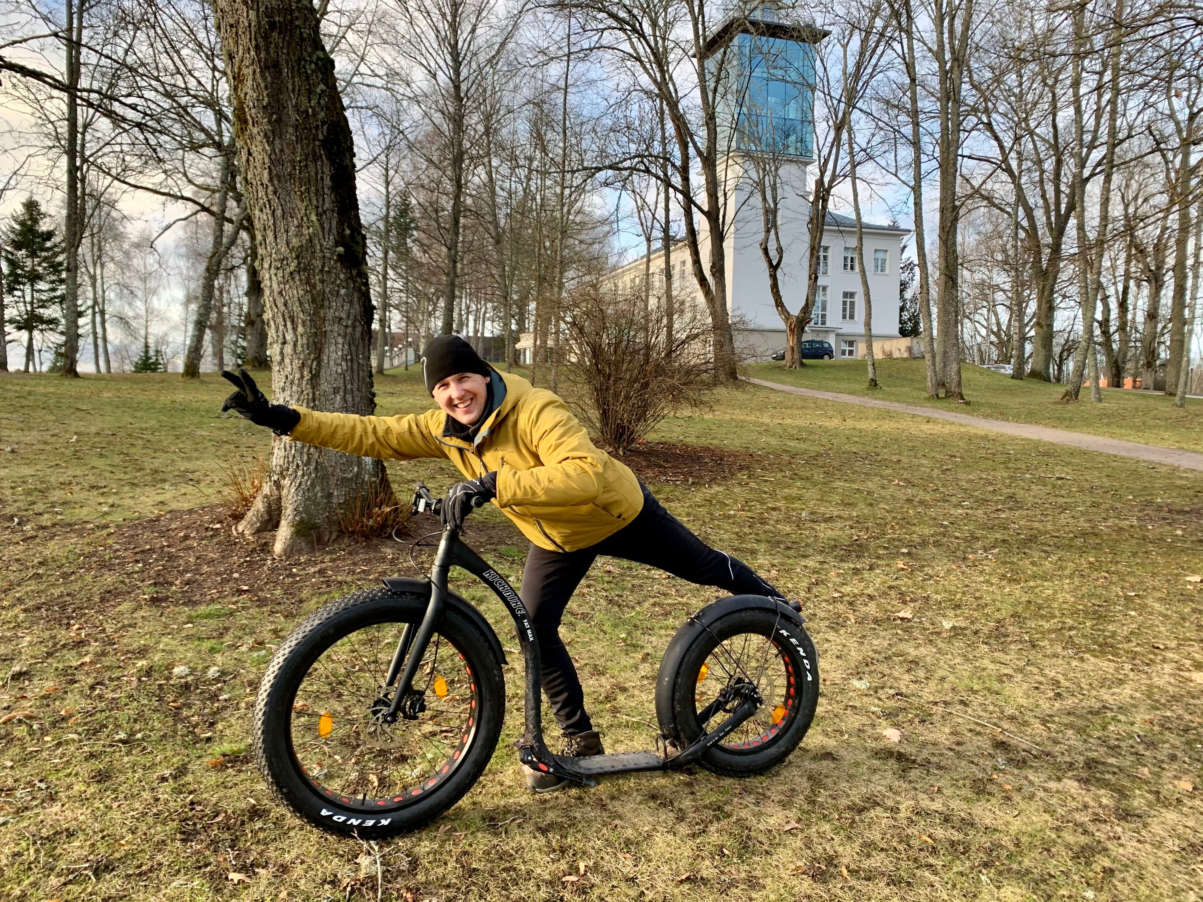 Tõukerattamatk Otepää Pühajärve liikumis- ja matkaradadel sügisel