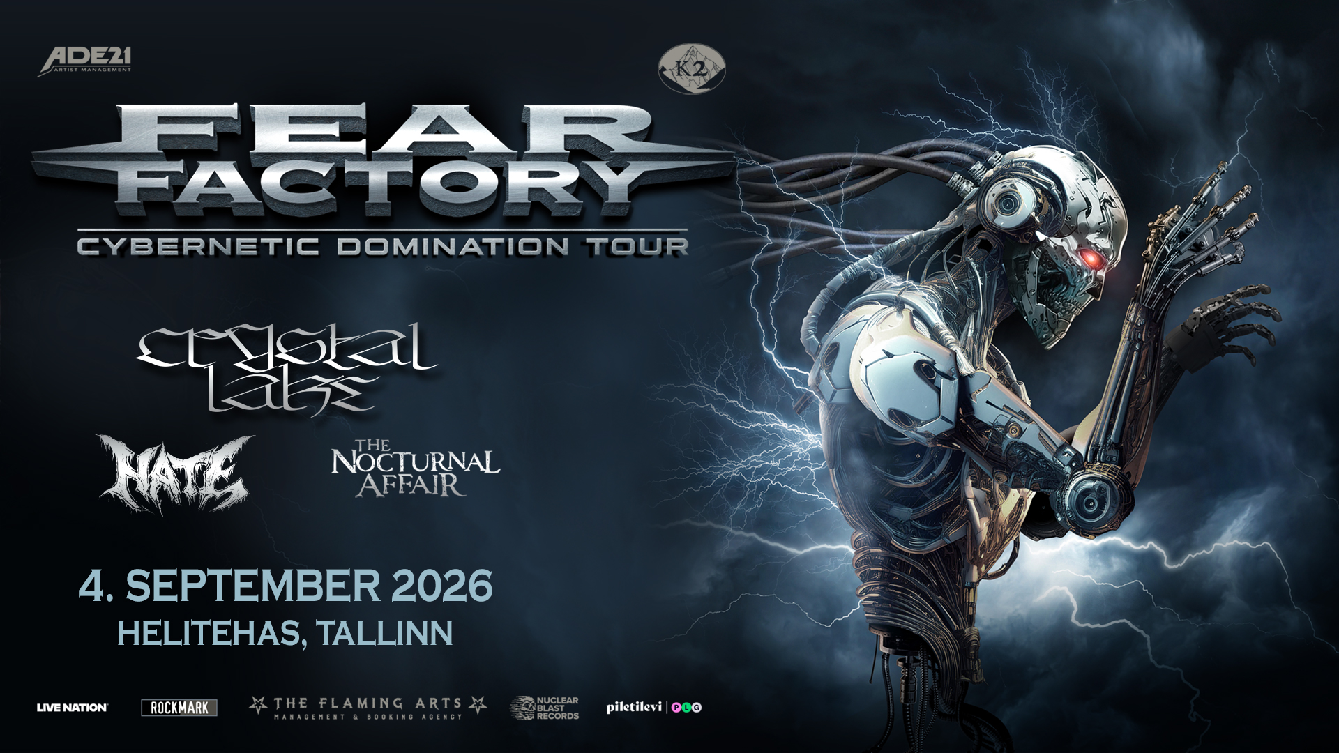 Fear Factory concert poster