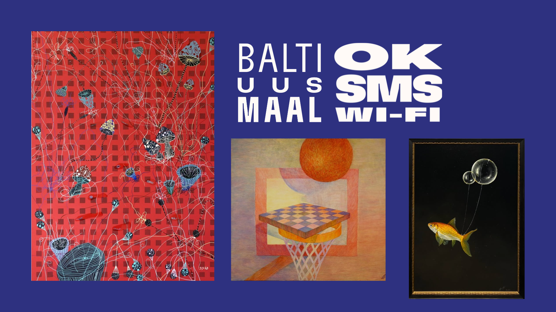 Viscosa Kunstinäitus BUM Sandra Strele, Zīie Ziemele, Henrik Hürden