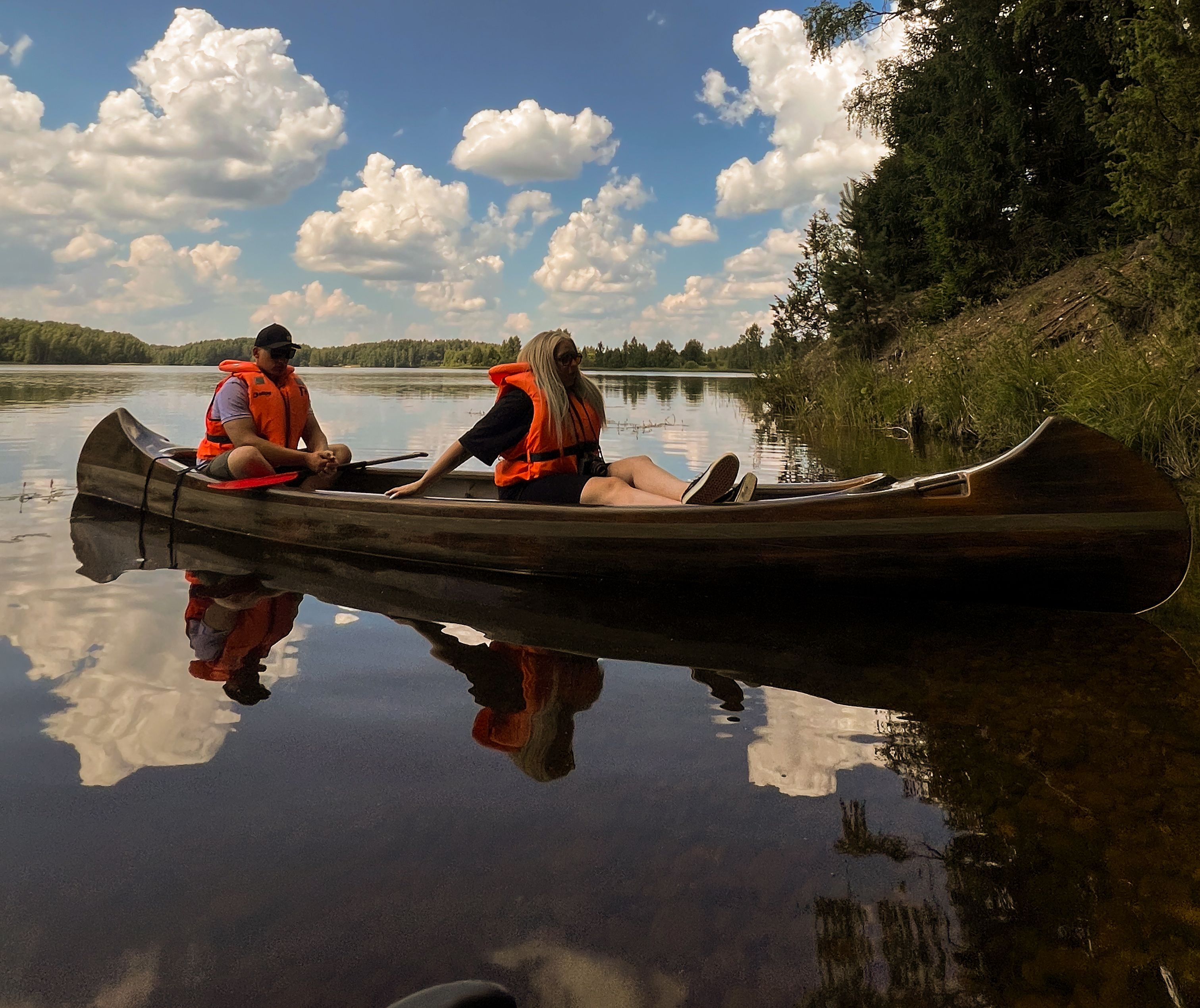 Kanuuorienteerumine Paunküla veehoidlal
