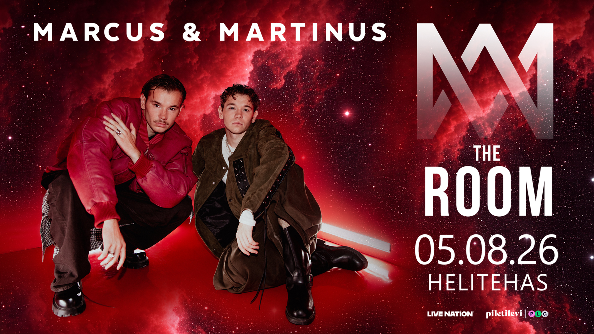 Marcus & Martinus kontserdi plakat