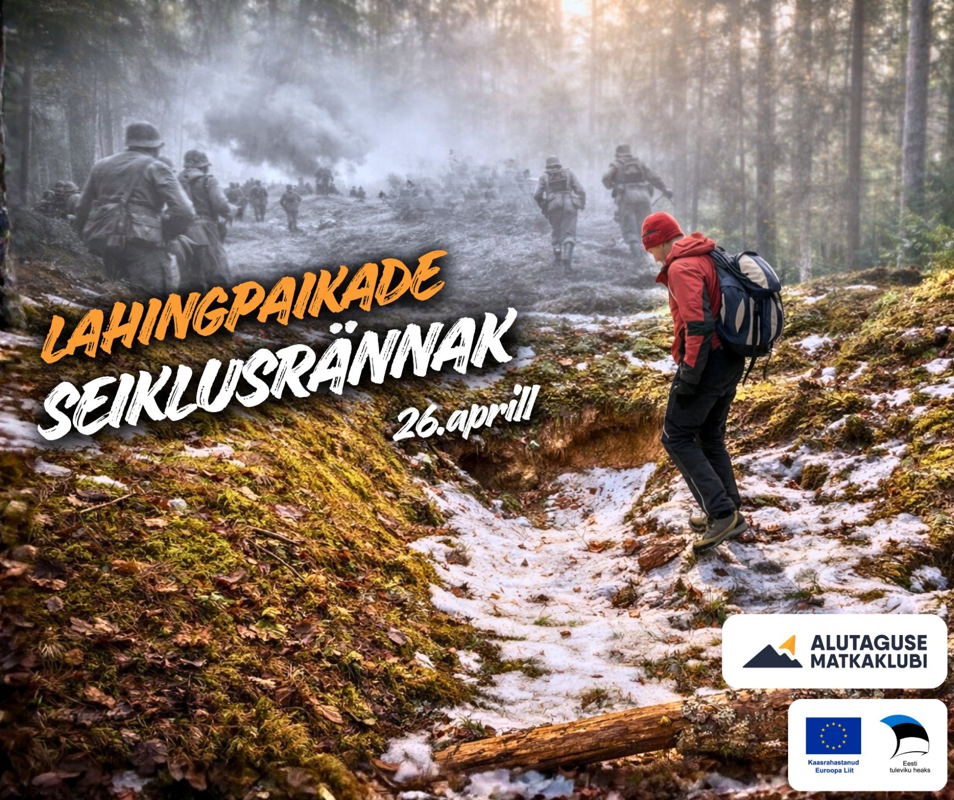 Lahingpaikade Seiklusrännaku plakat