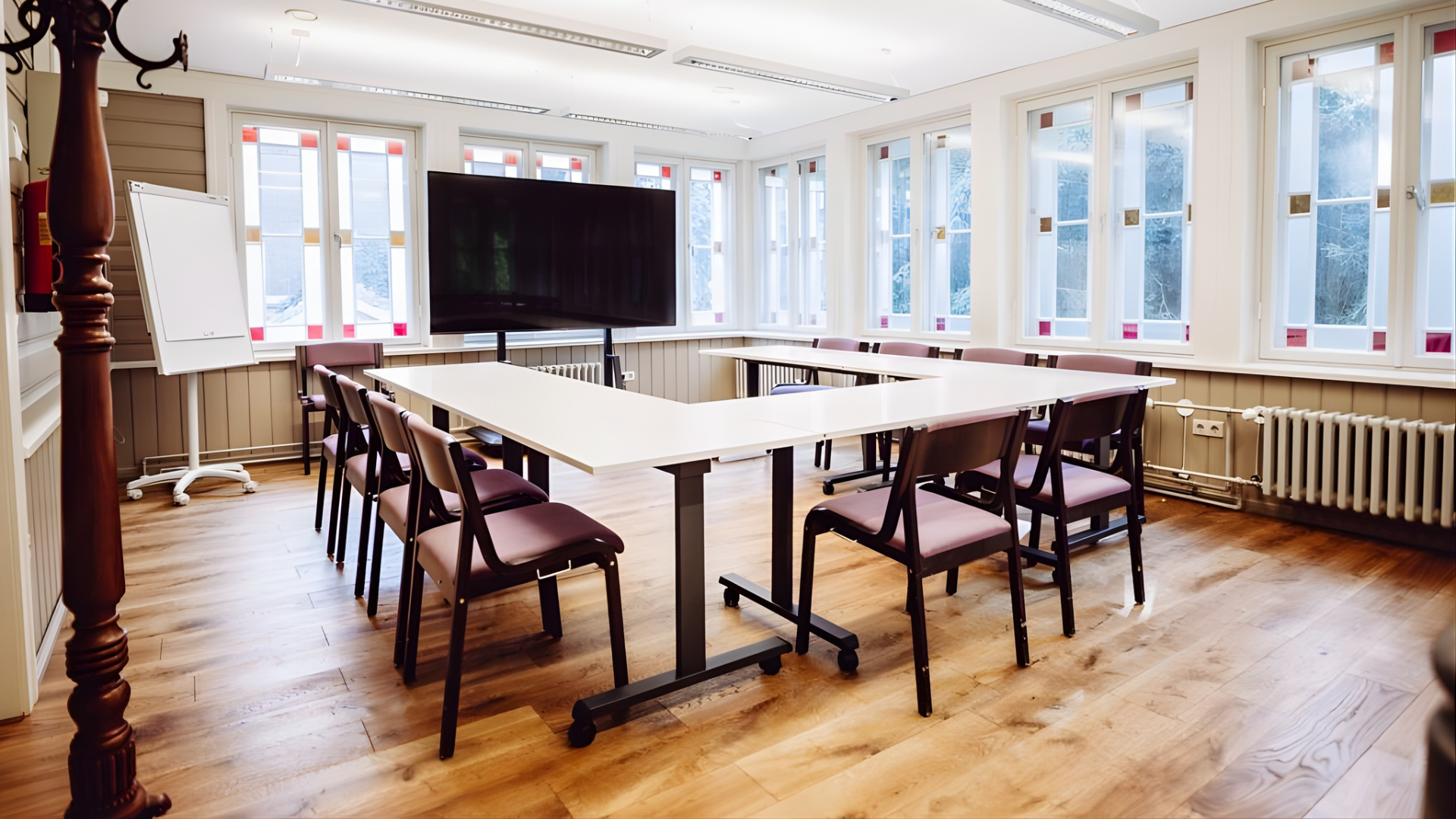 Tartu Loomemajanduskeskuse Tagatoa teise korruse seminariruum