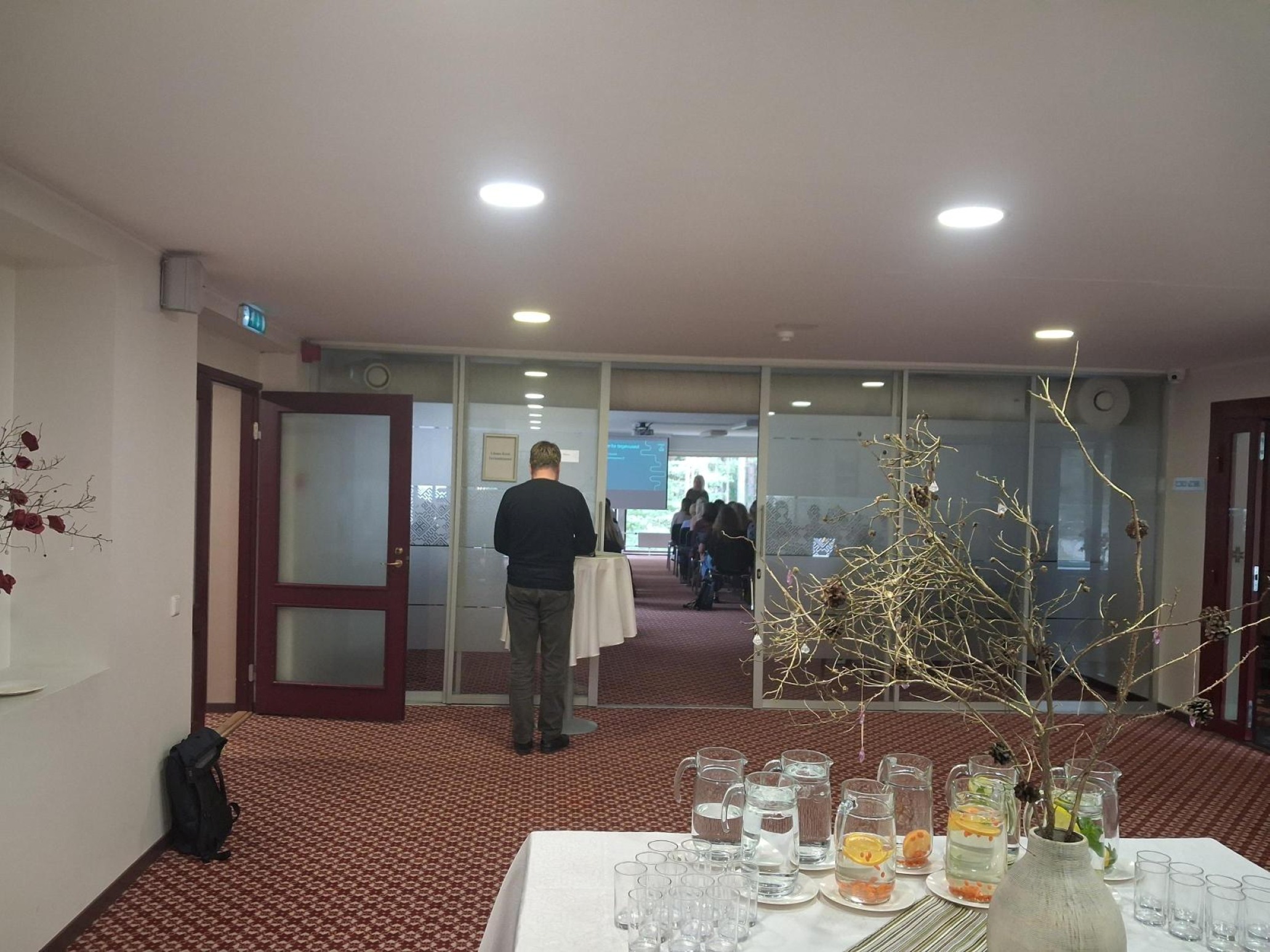 Kubija hotell-looduspaa seminarisaal Mänd ja selle fuajee kohvipausiks