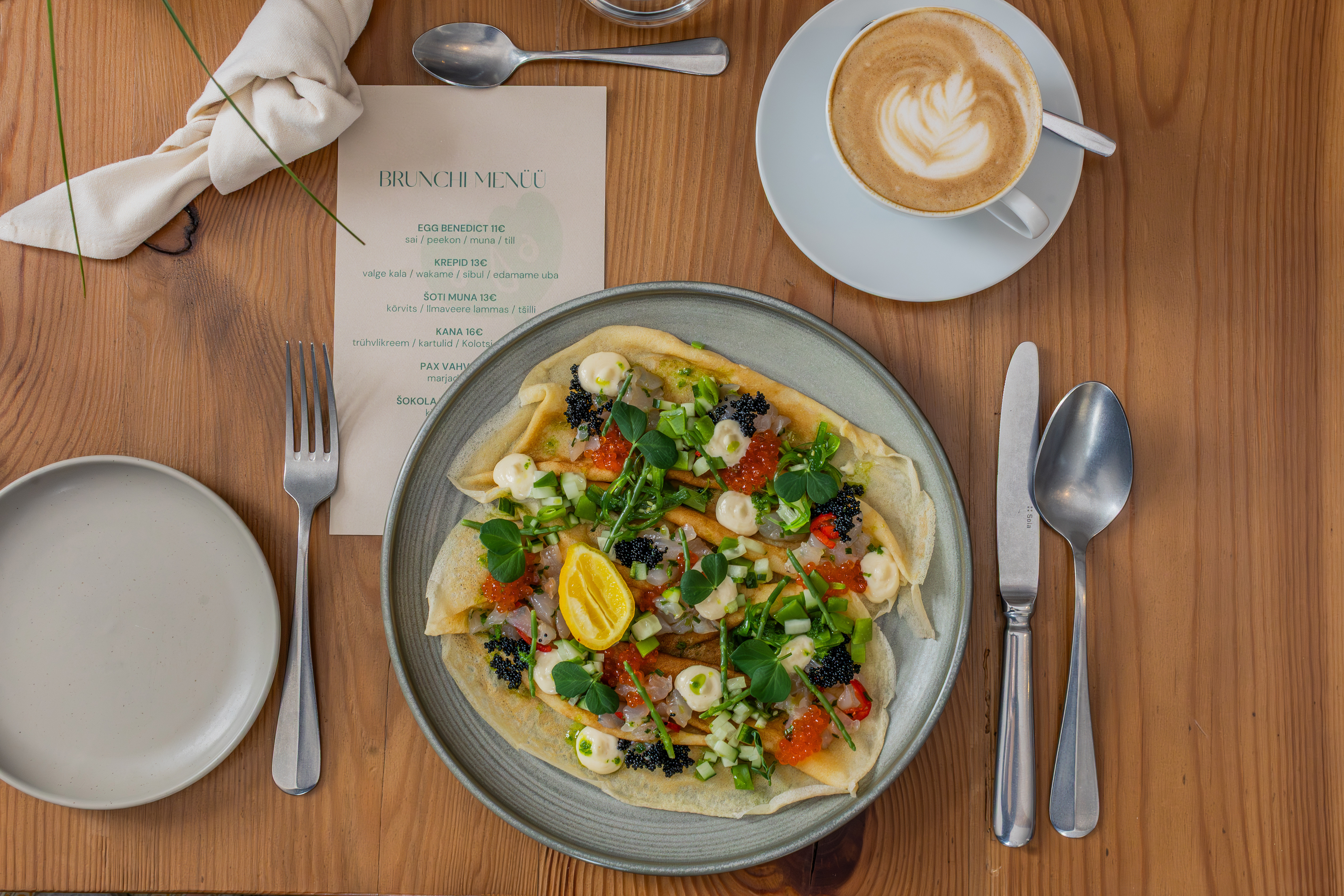 Ilmaveere restoran, brunch, krepid