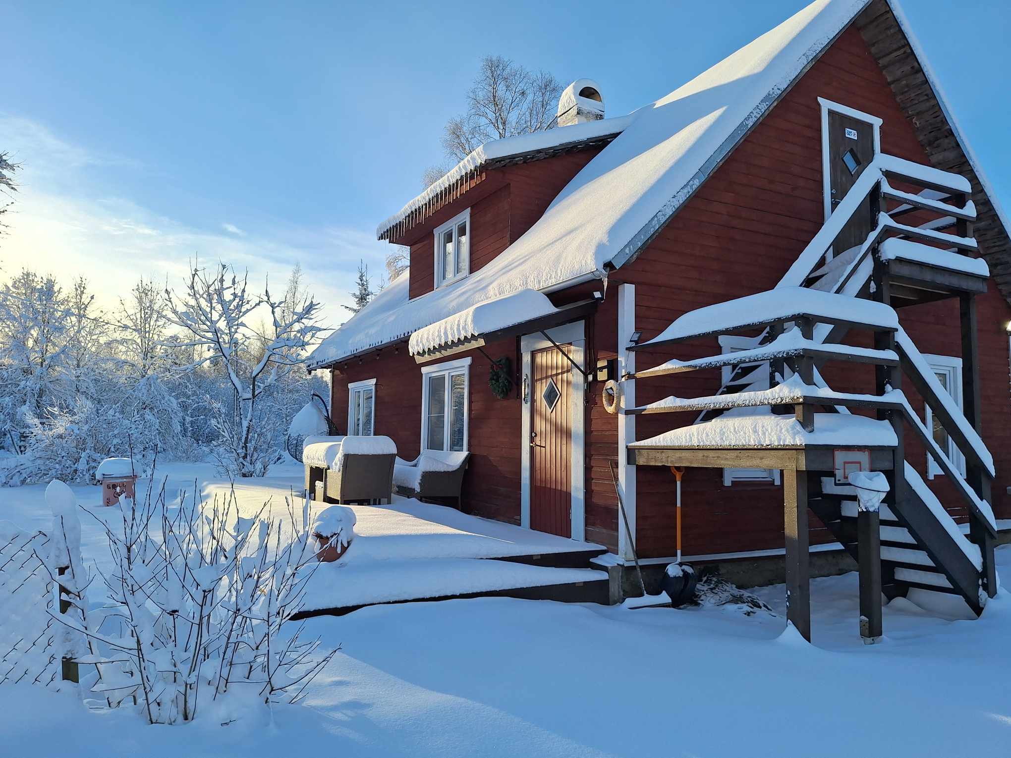 Metsavahi puhketalu talvel