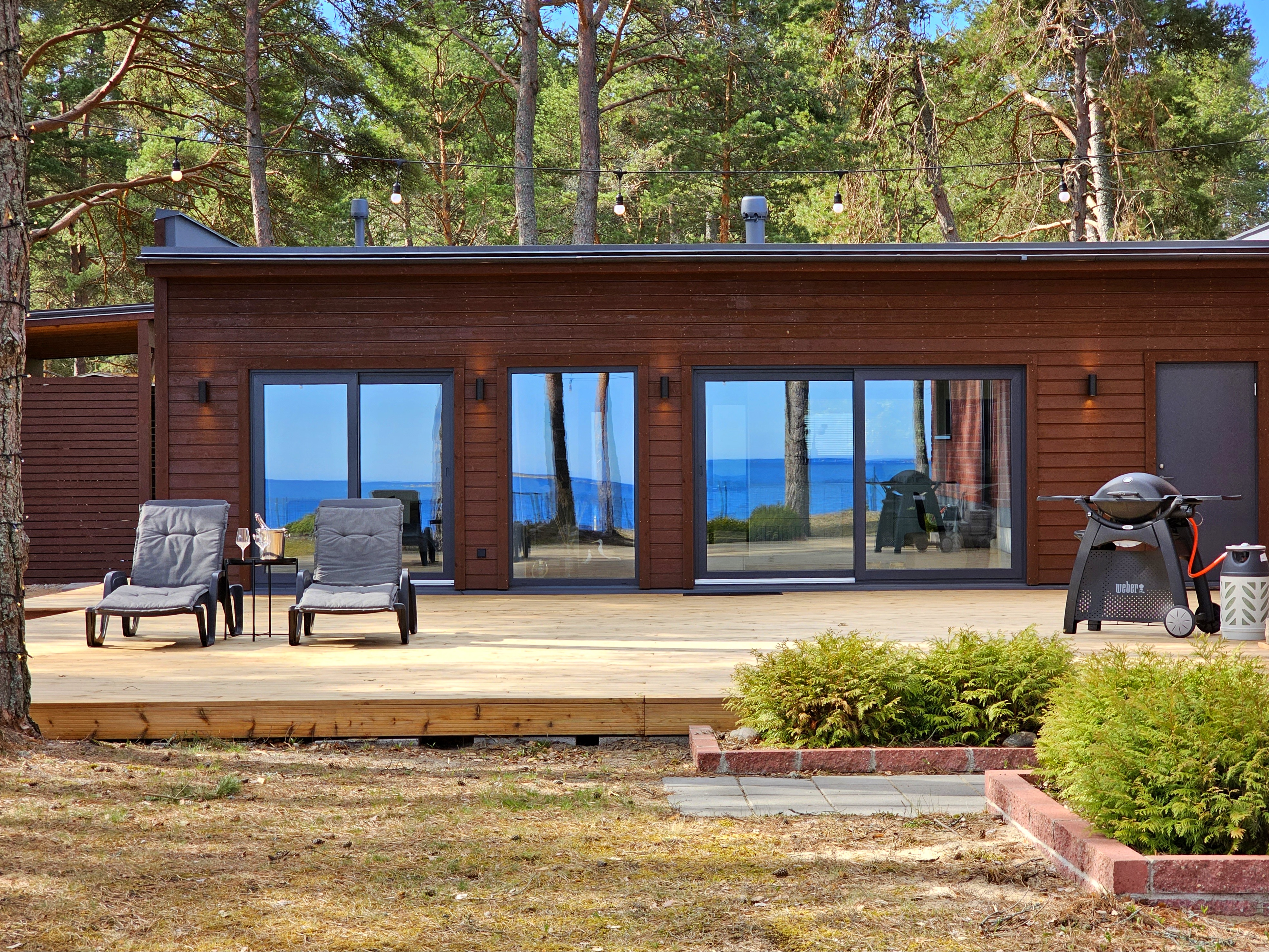 Haapse Rannamaja sisehoov ja terrass