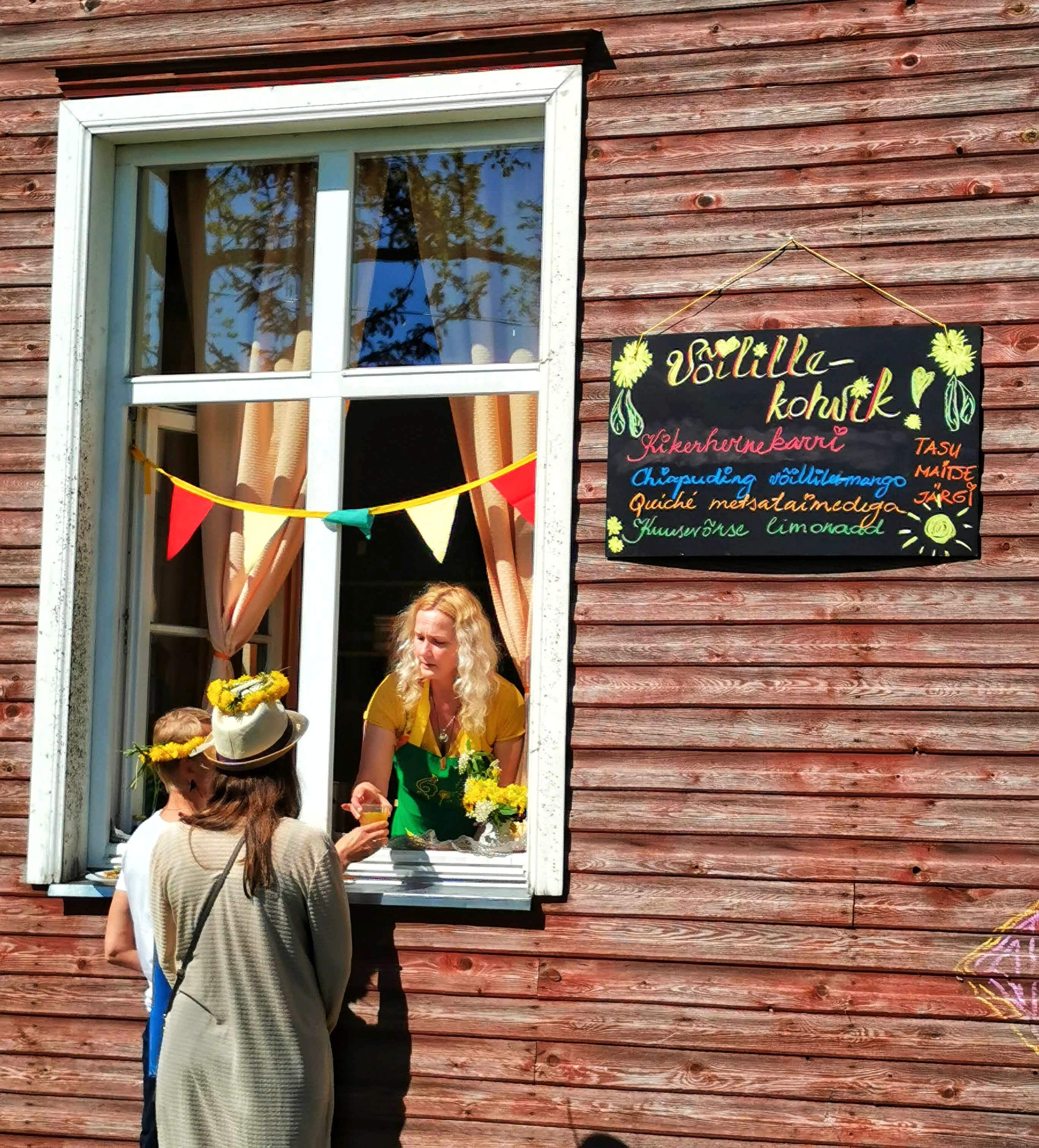 Võilille festivali võilille kohvikud