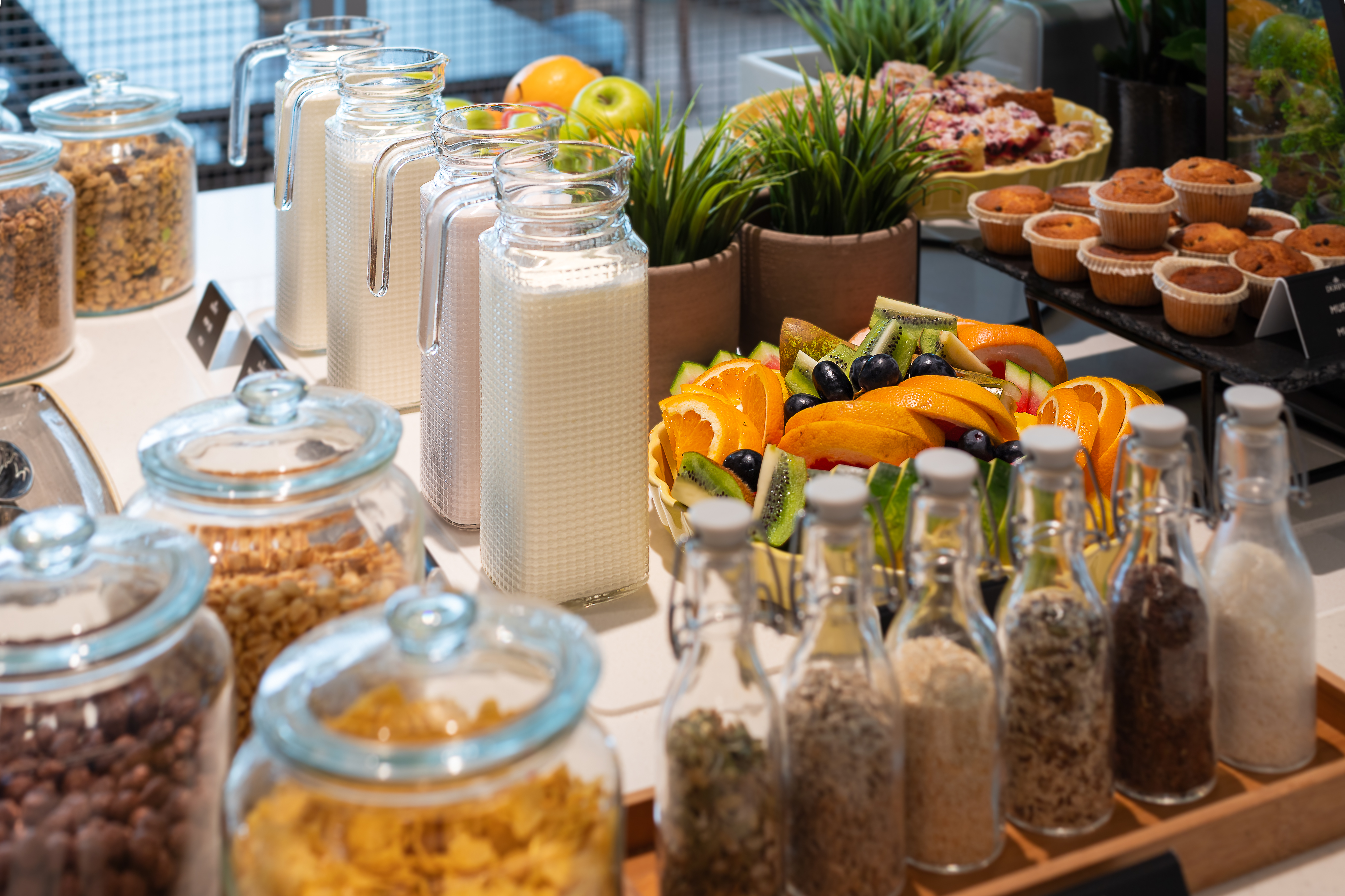 Dorpat Hotel breakfast buffet