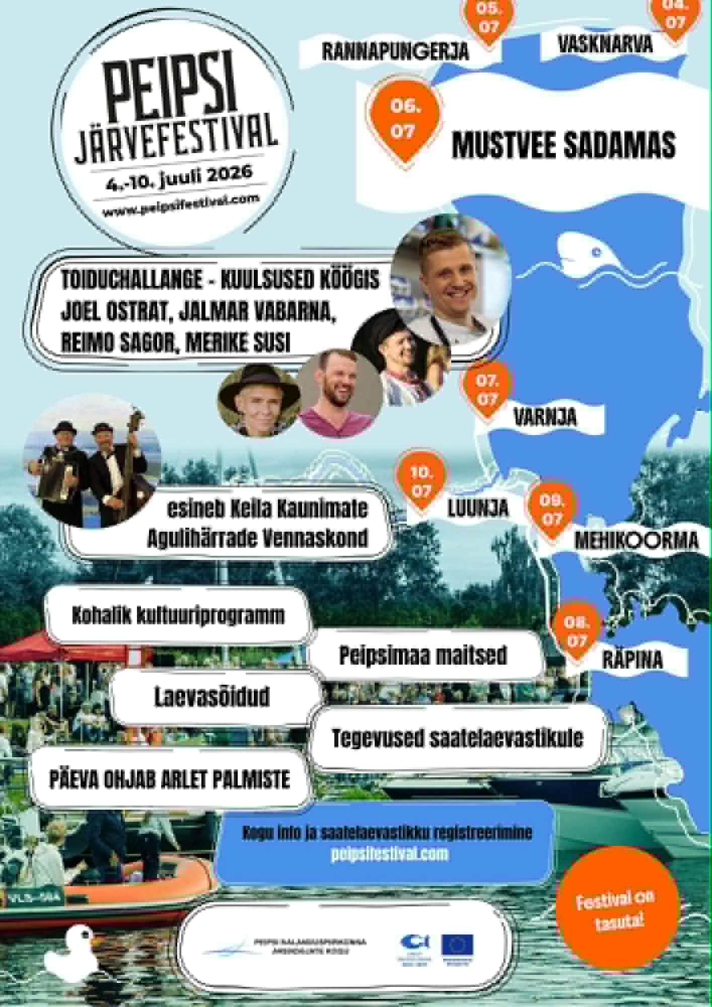 Peipsi Järvefestivali plakat