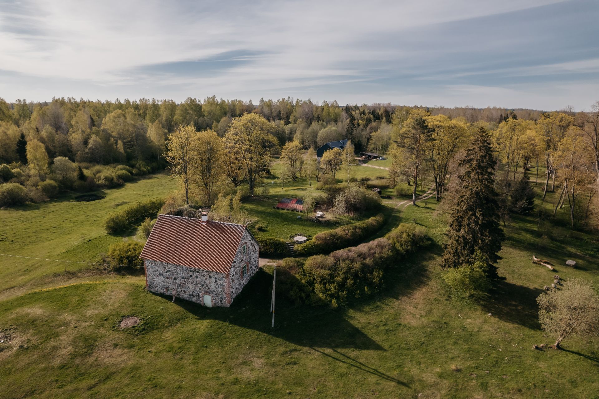 Aru mõisa kopleksi vaade