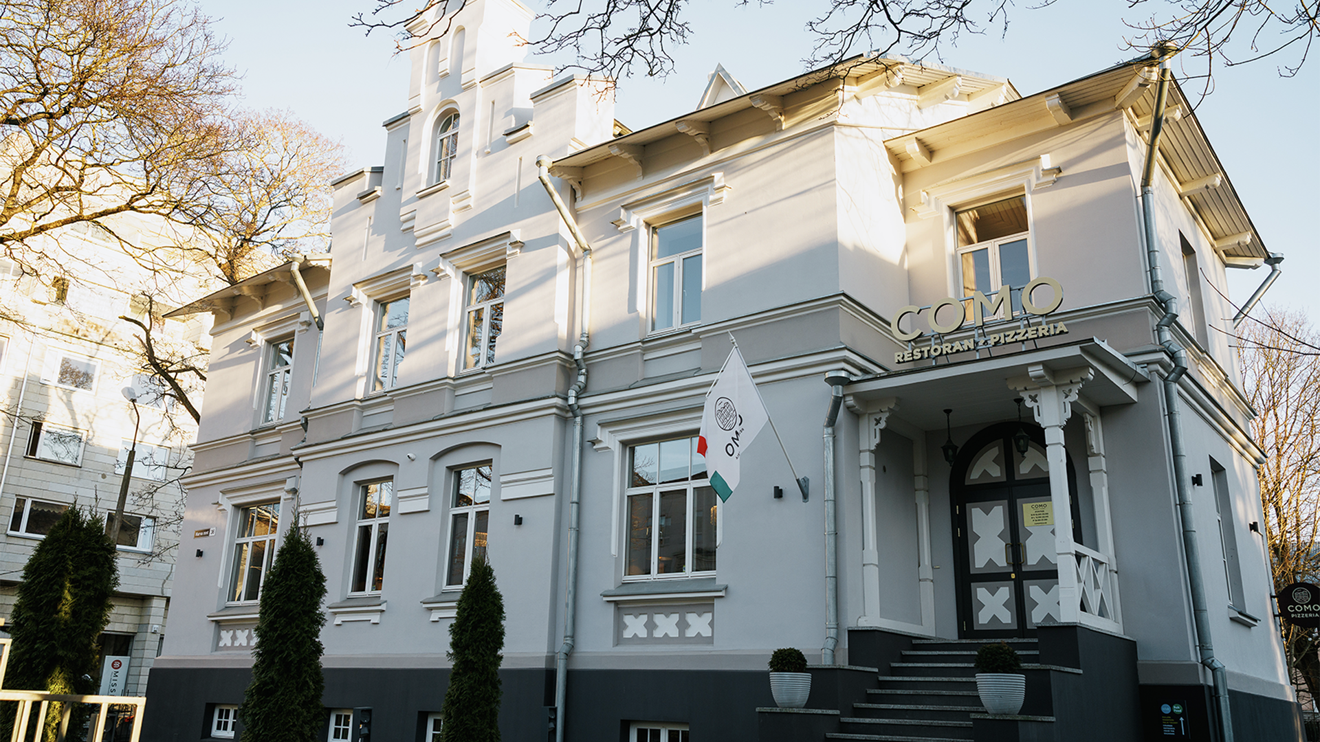 Como Restaurant's historic building in Tallinn