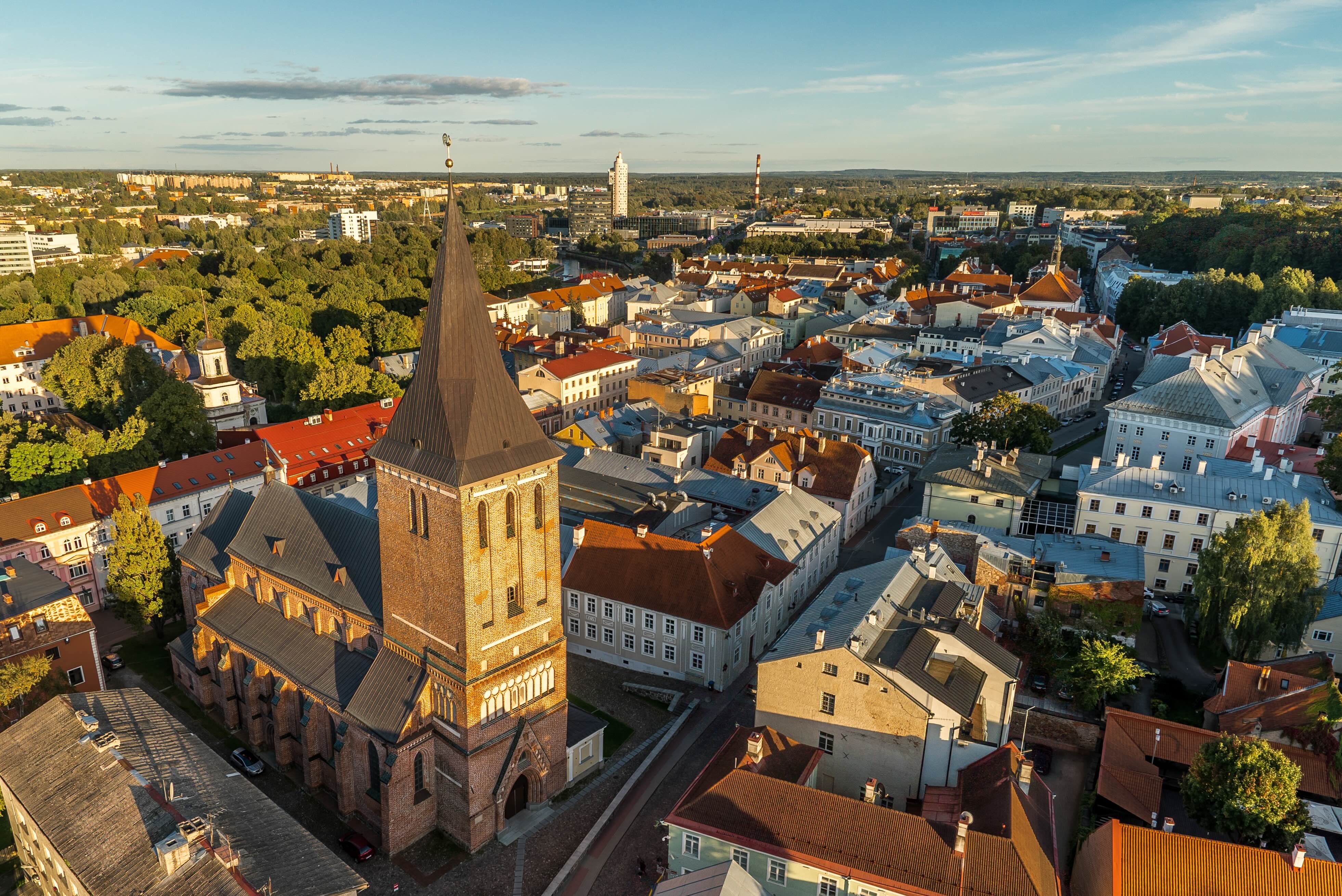 Tallinnan vanhankaupungin ilmakuva