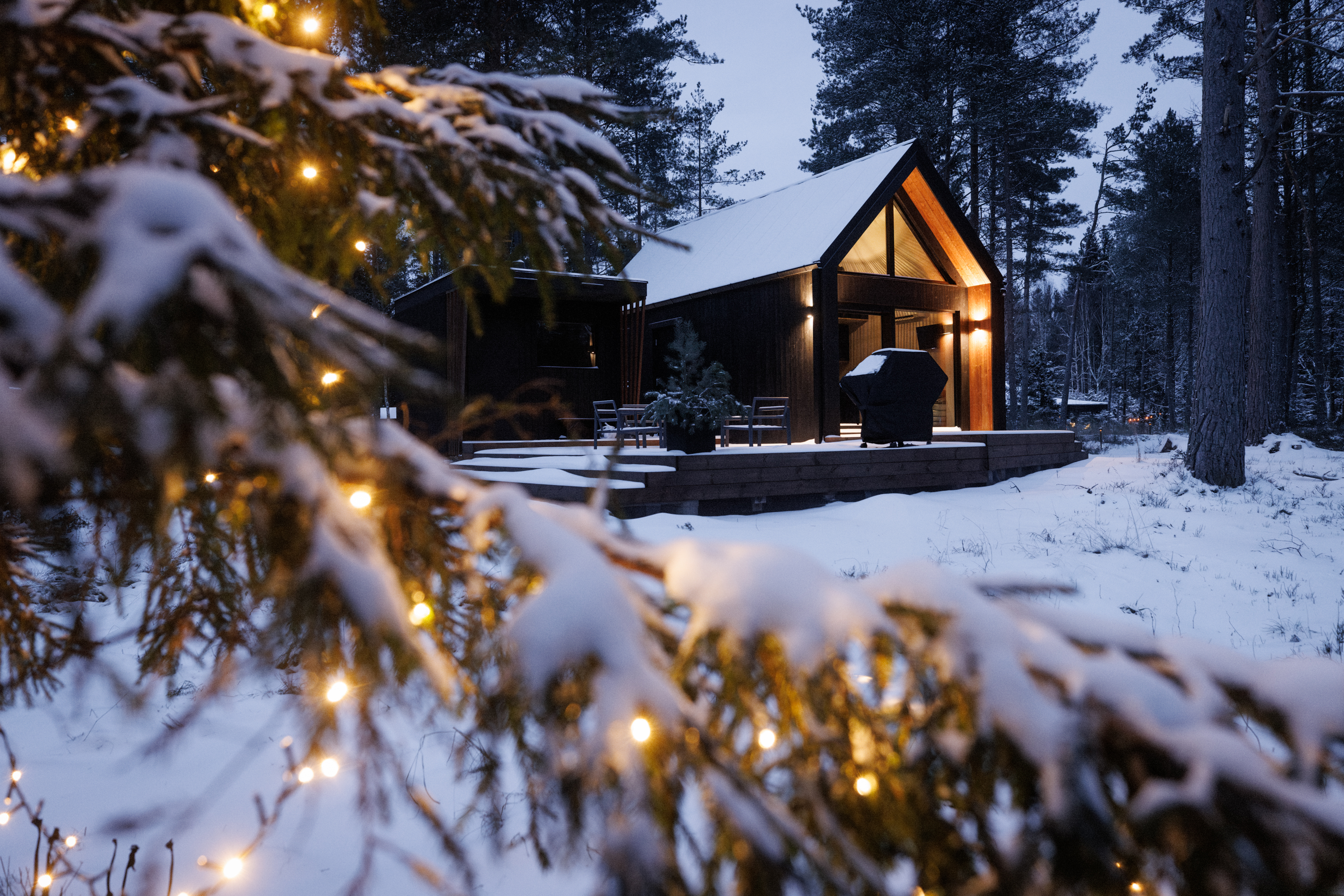 Keibulahe Puhkemaja talvel
