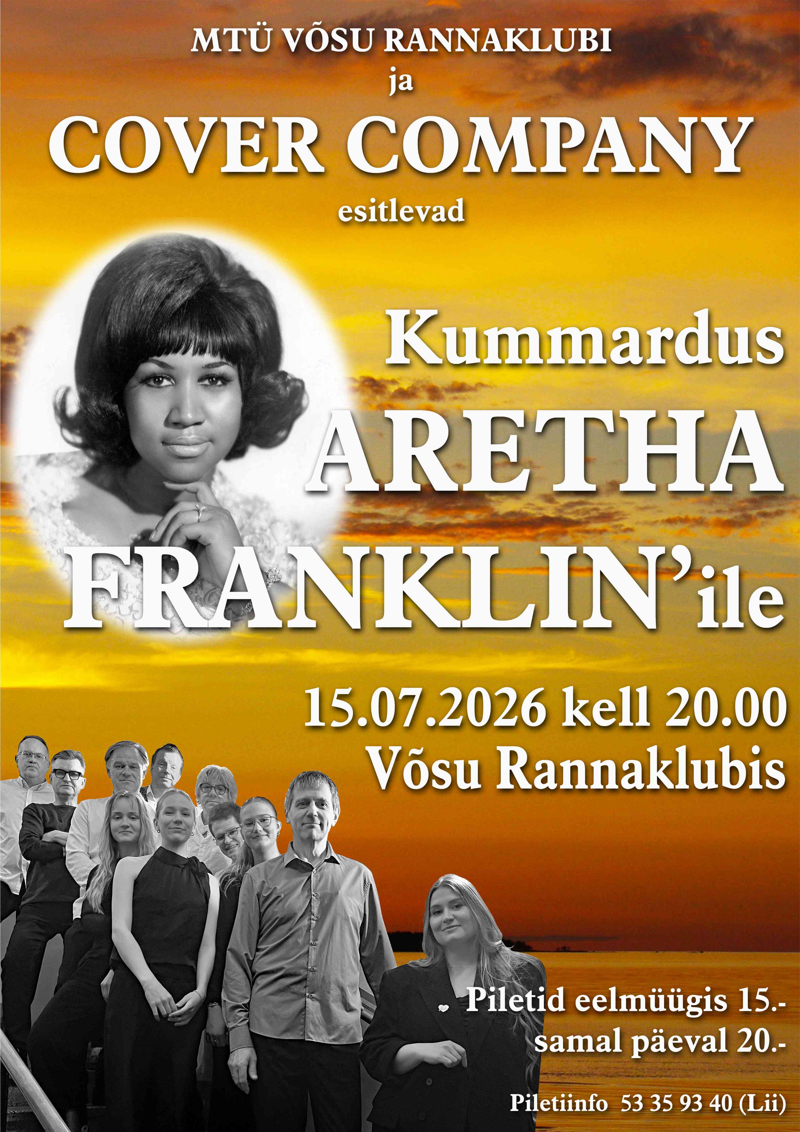 Cover Company: Kummardus Aretha Franklinile