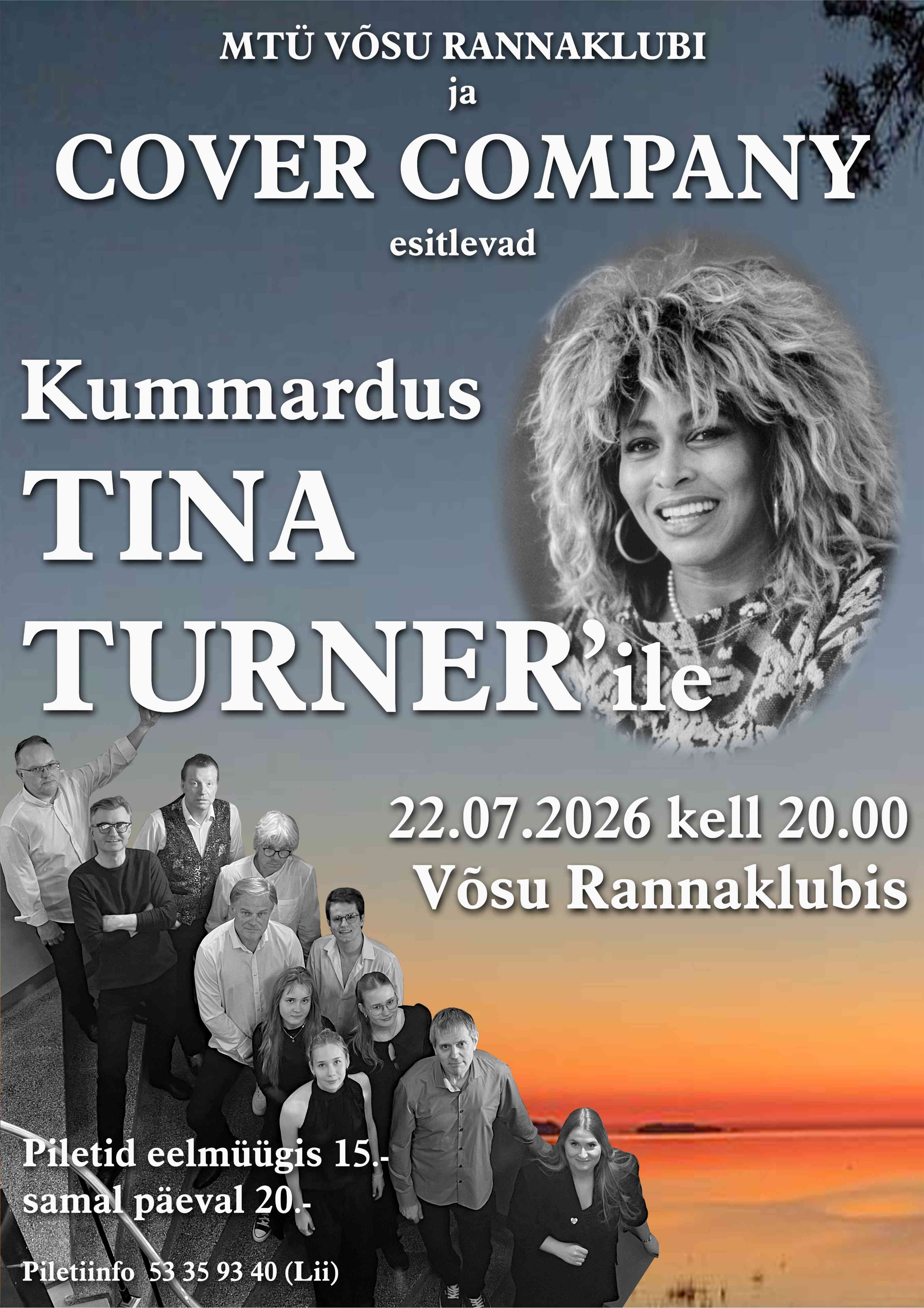 Cover Company: Kummardus Tina Turnerile