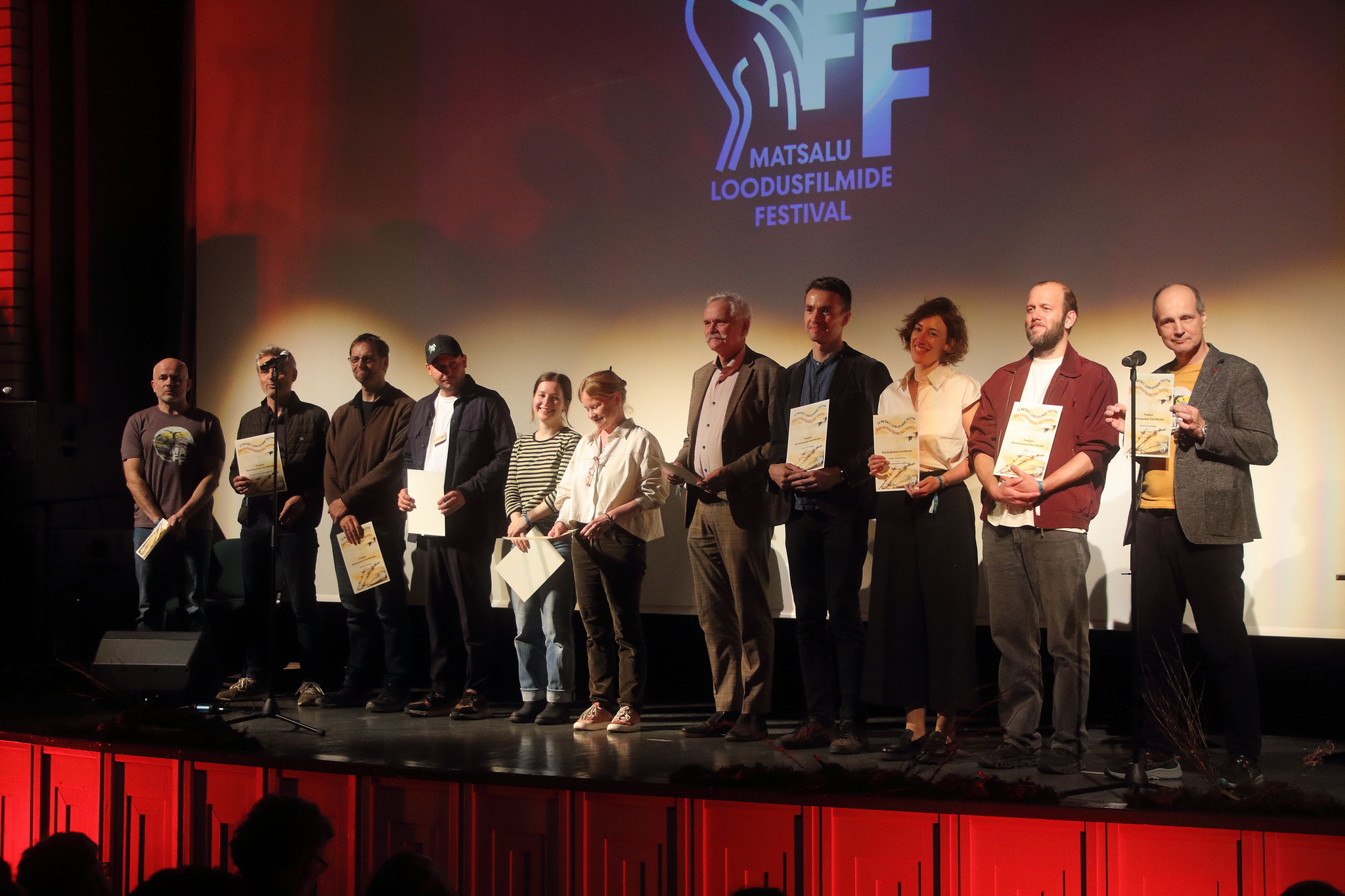 Matsalu loodusfilmide festivali delegaadid