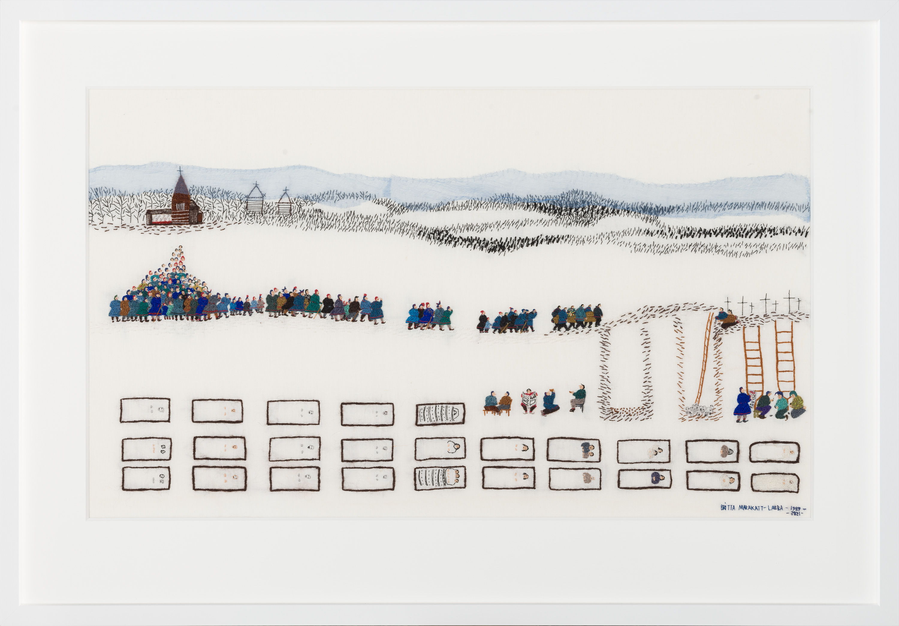 Britta Marakatt-Labba. Mátki II (Teekond II). 1989/2021