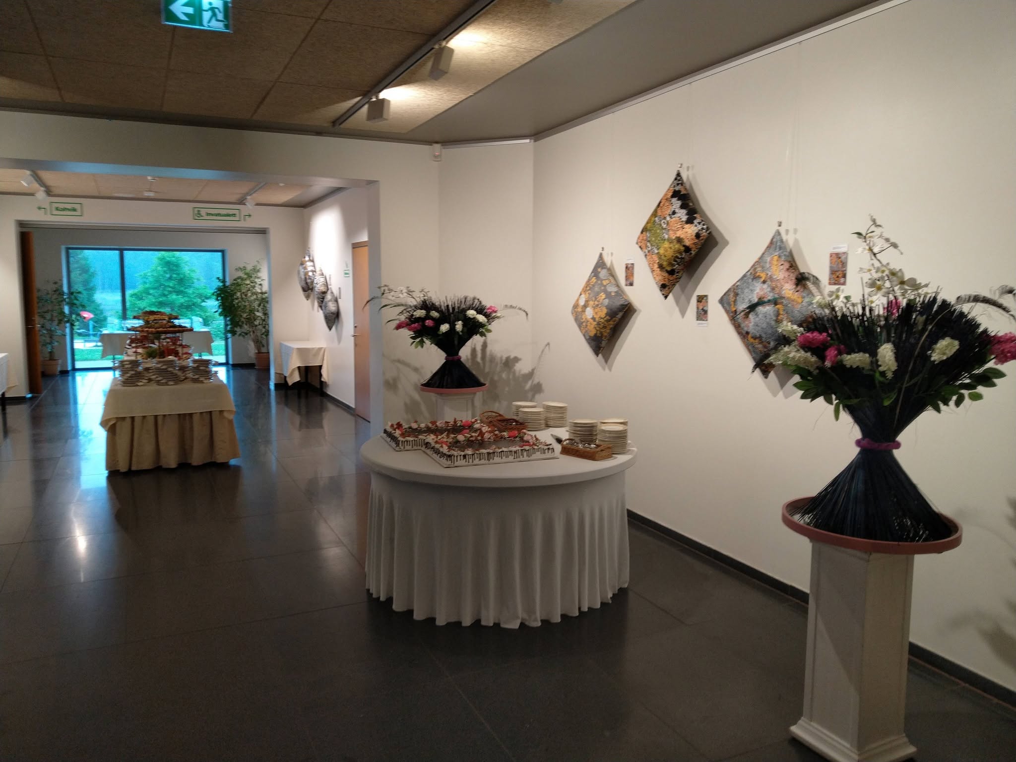 Elva Kultuurikeskuse galerii cateringiga